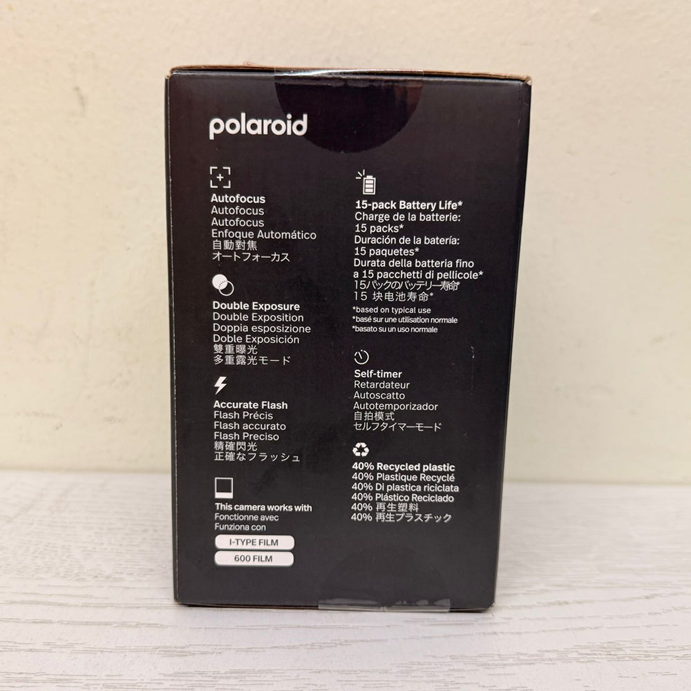 Polaroid Now Generation 2 Instant Camera – Black | Autofocus, Double Exposure, i-Type Film Compatible  (Brand New)