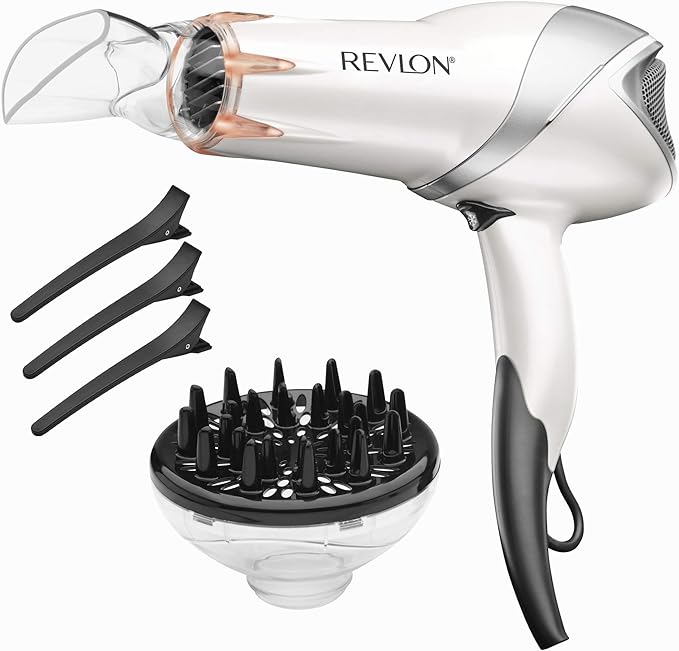 REVLON Infrared Hair Dryer with Diffuser (Brand New)