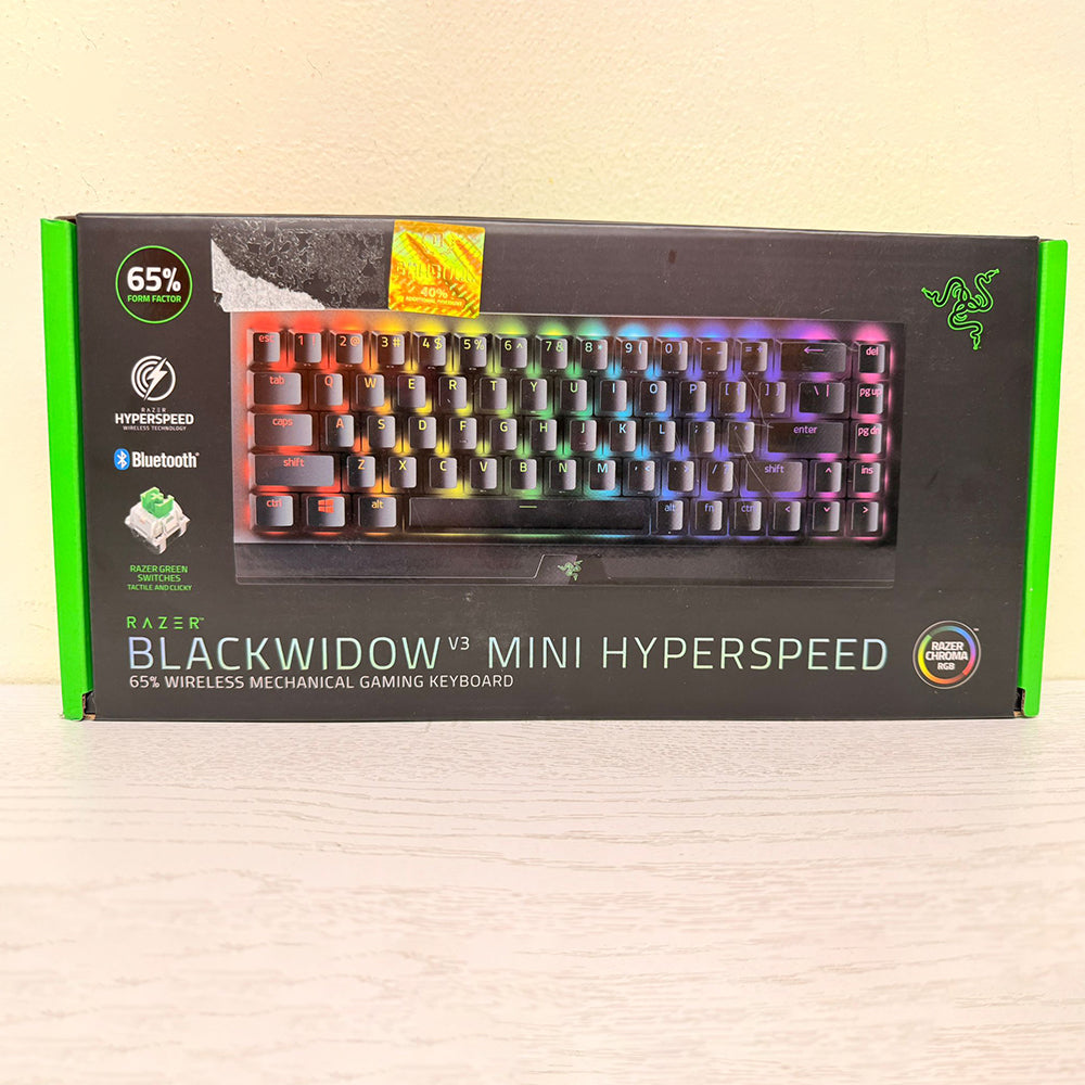 Razer BlackWidow V3 Mini HyperSpeed 65% Wireless Mechanical Gaming Keyboard (Brand New)
