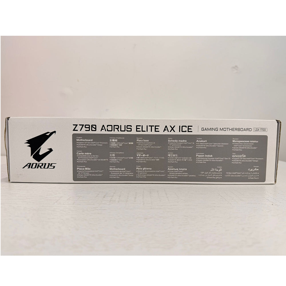 GIGABYTE Z790M AORUS Elite AX ICE LGA1700 Intel Z790 M-ATX Motherboard – DDR5, Wi-Fi 6E, PCIe 5.0 – Brand New