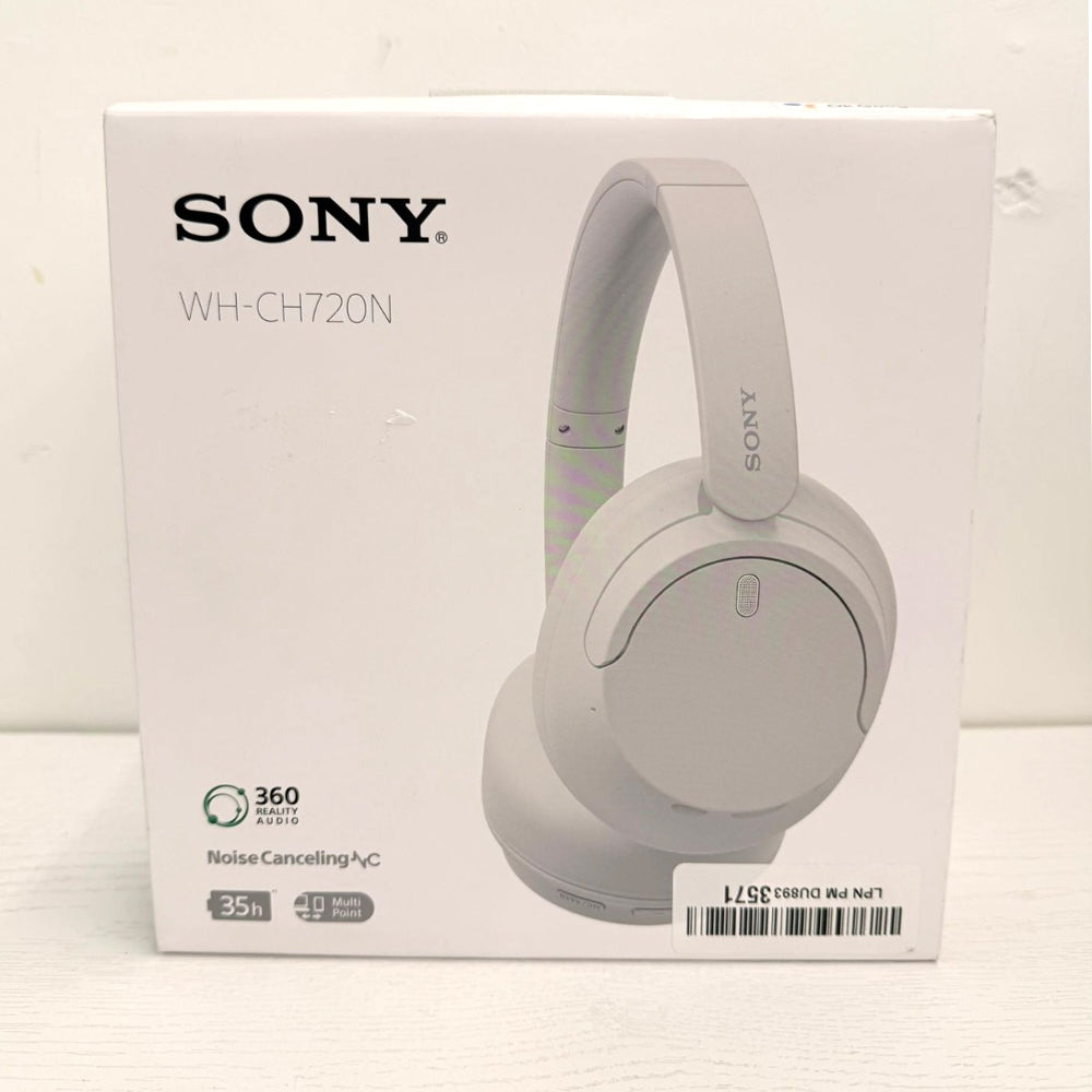 Sony WH-CH720N Wireless Noise Canceling Over-Ear Headphones – White (Brand New)