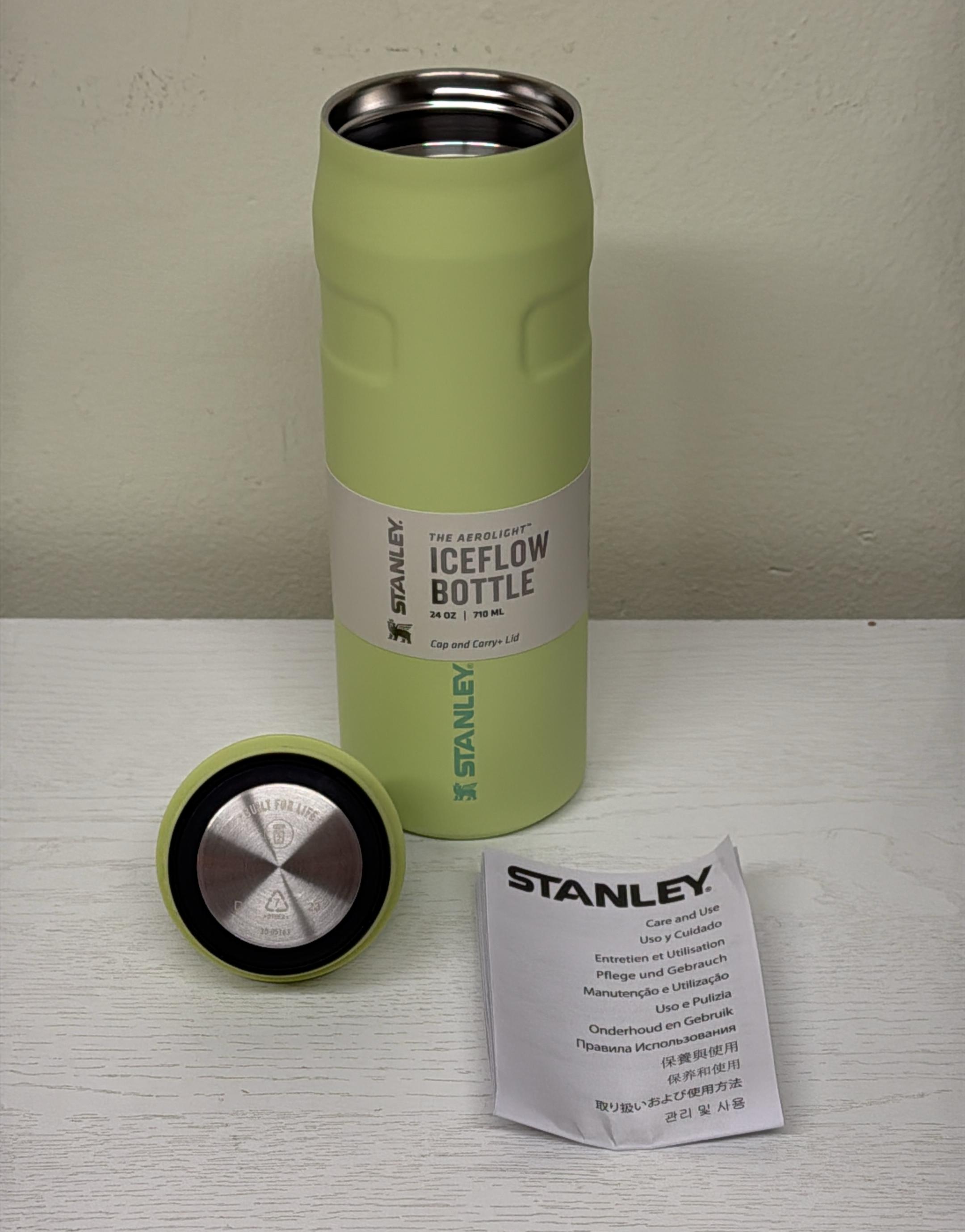 Stanley IceFlow Cap and Carry Water Bottle | Wide Mouth Twist Lid