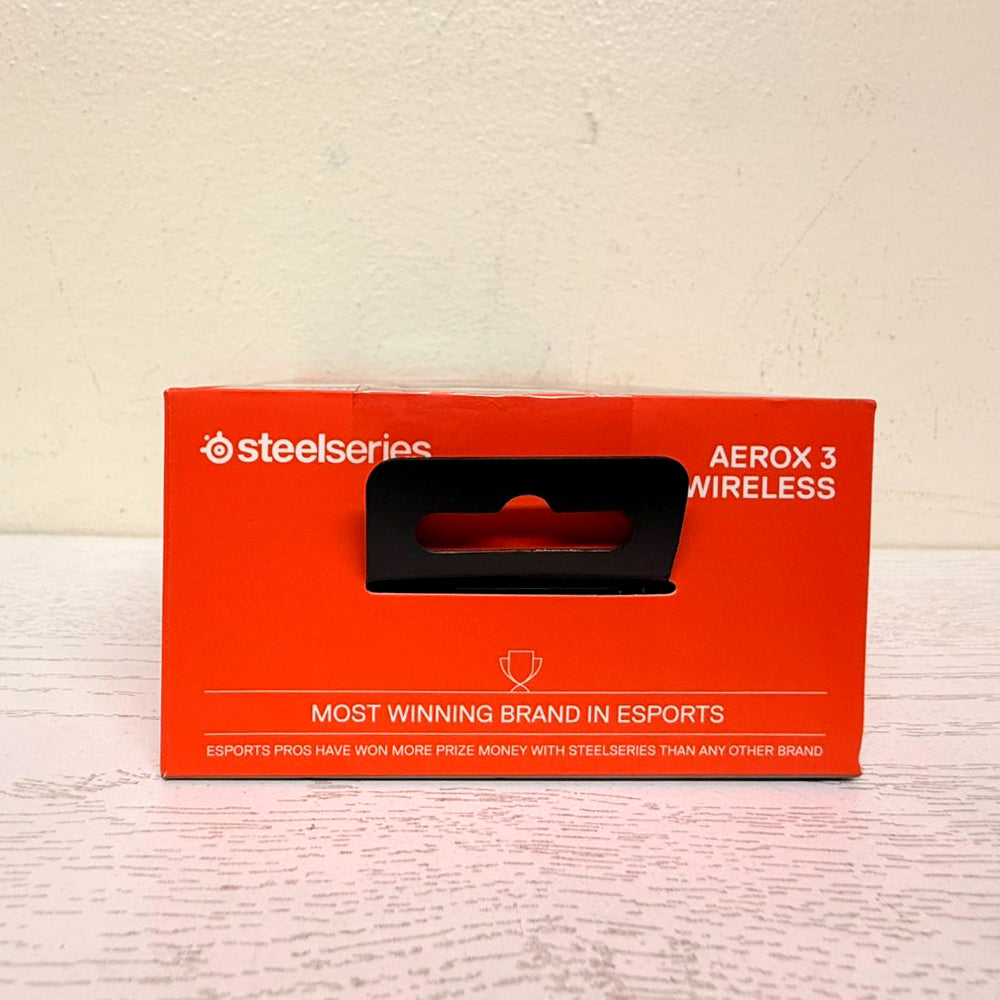 SteelSeries Aerox 3 Wireless Ultra Lightweight RGB Gaming Mouse – 2022 Onyx Edition (68g, TrueMove Air Sensor, 200-Hour Battery) - Brand New