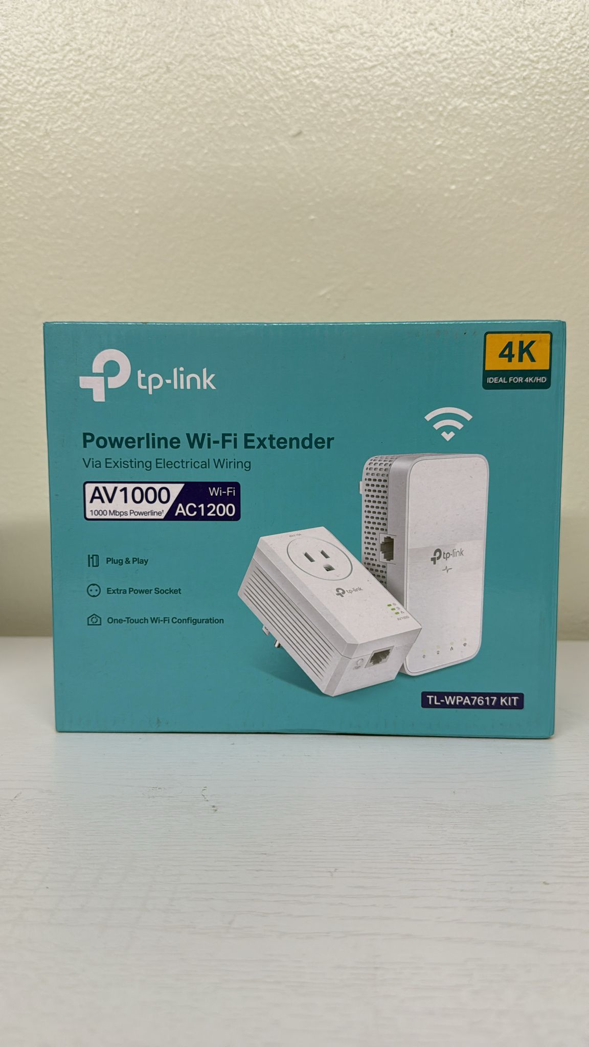 TP-Link Powerline Wi-Fi Extender (TL-WPA7617KIT) (Brand New)