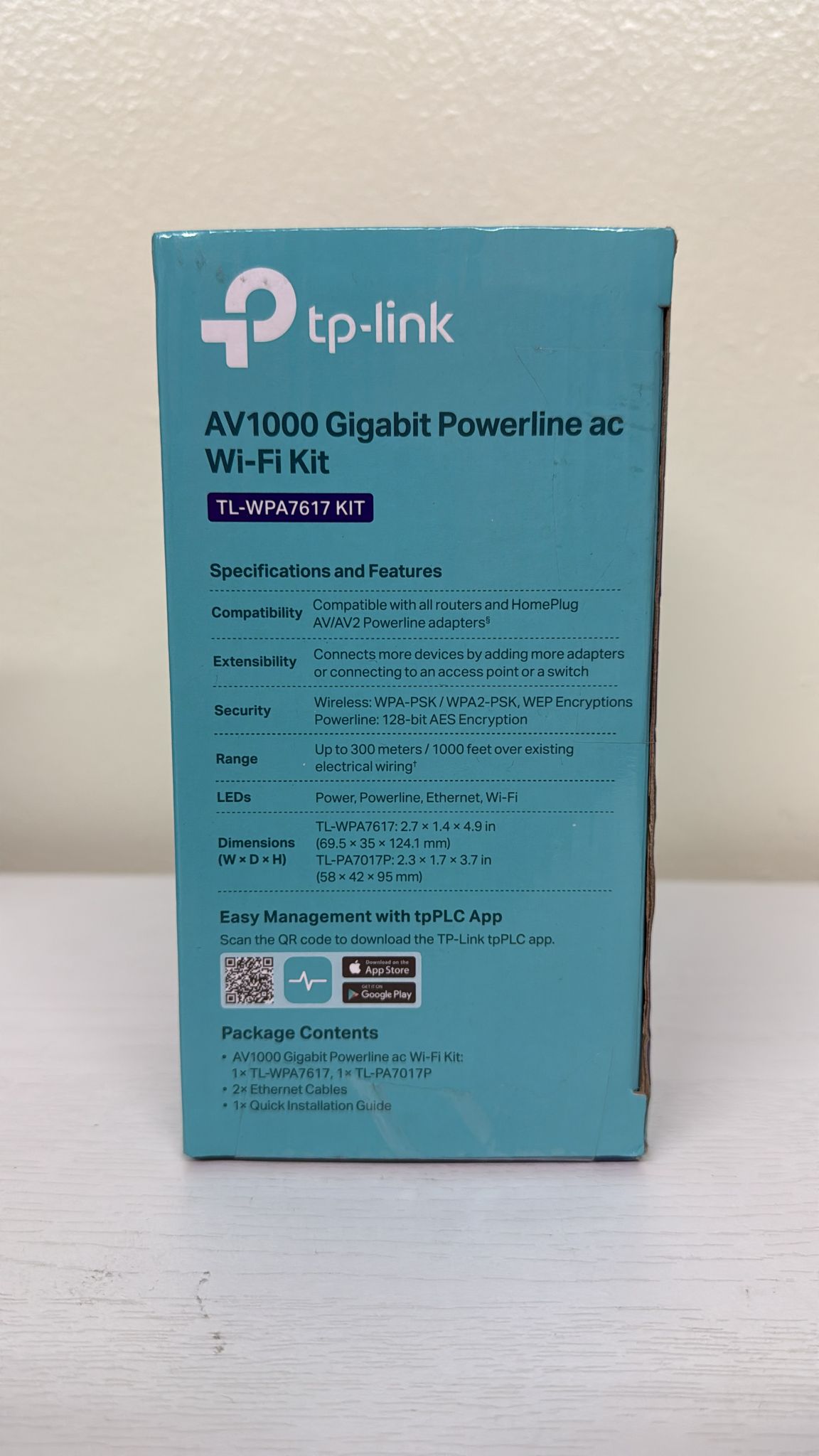 TP-Link Powerline Wi-Fi Extender (TL-WPA7617KIT) (Brand New)