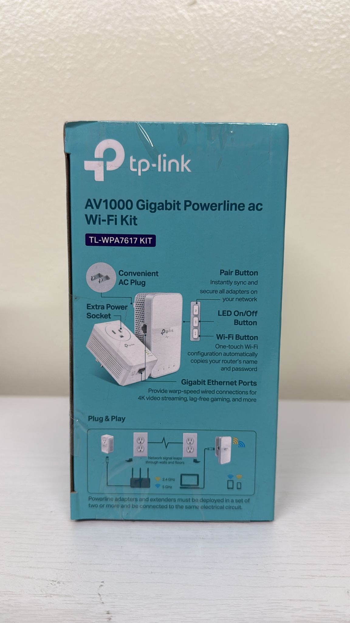 TP-Link Powerline Wi-Fi Extender (TL-WPA7617KIT) (Brand New)