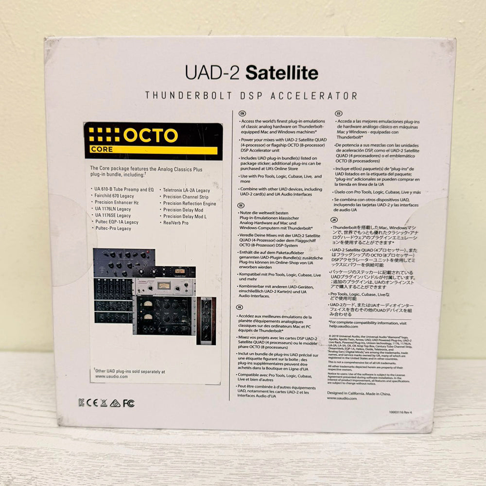 Universal Audio UAD-2 Satellite Thunderbolt DSP Accelerator OCTO Core – (Open Box)