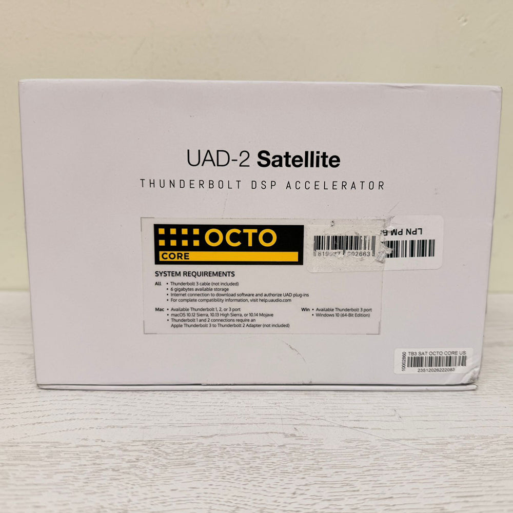 Universal Audio UAD-2 Satellite Thunderbolt DSP Accelerator OCTO Core – (Open Box)