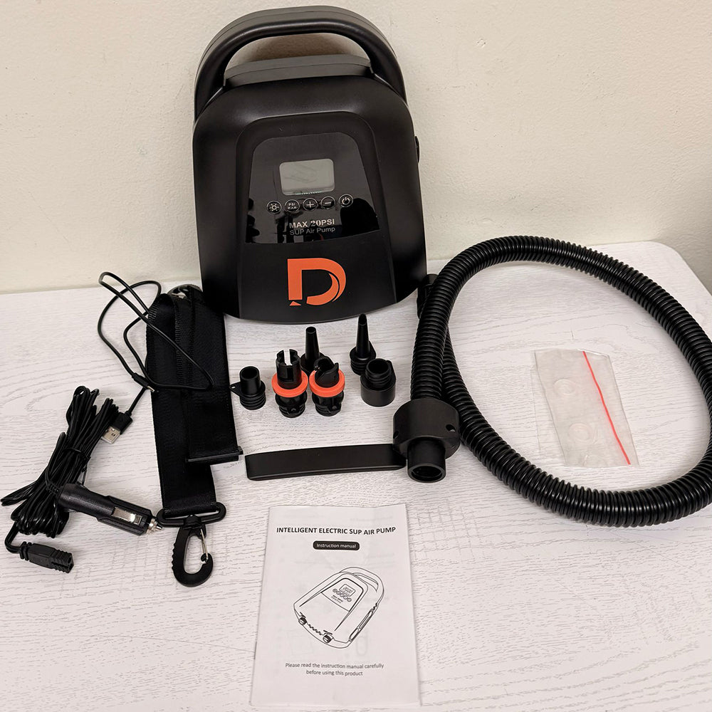 URYOHO 20PSI Rechargeable Paddle Board Pump – Electric SUP Air Pump Fast, Portable & Powerful (Lightly Used)
