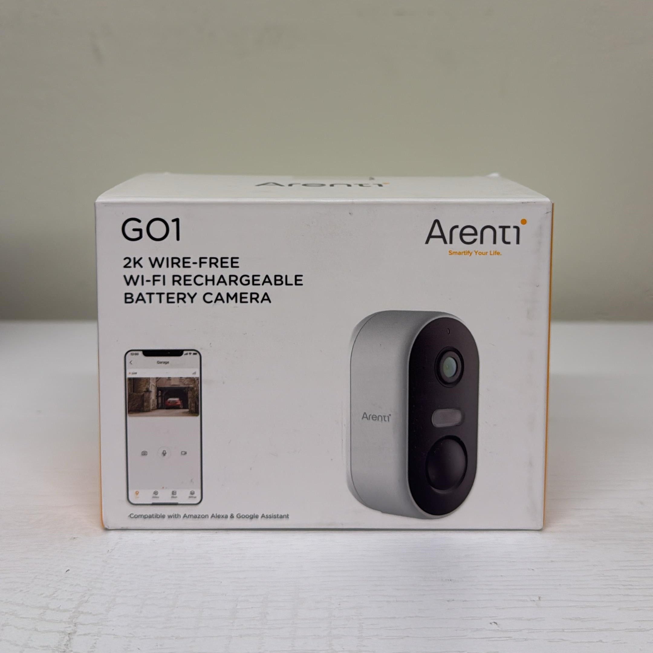 ARENTI 100% Wireless Outdoor Security Camera – GO1 (Open Box)