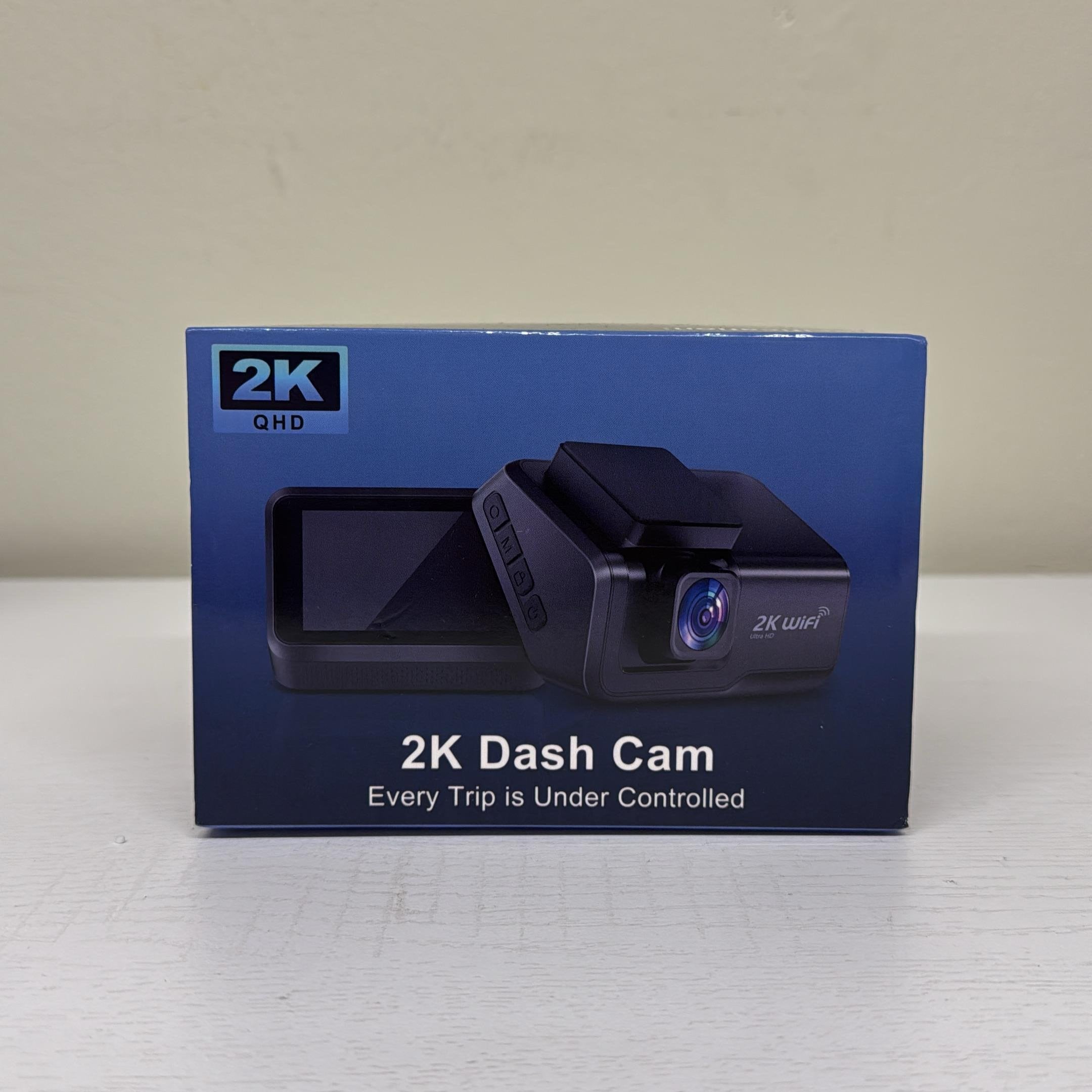 Dash Cam for Cars - 2K Car Camera WiFi with Super Night Vision (Lightly Used)