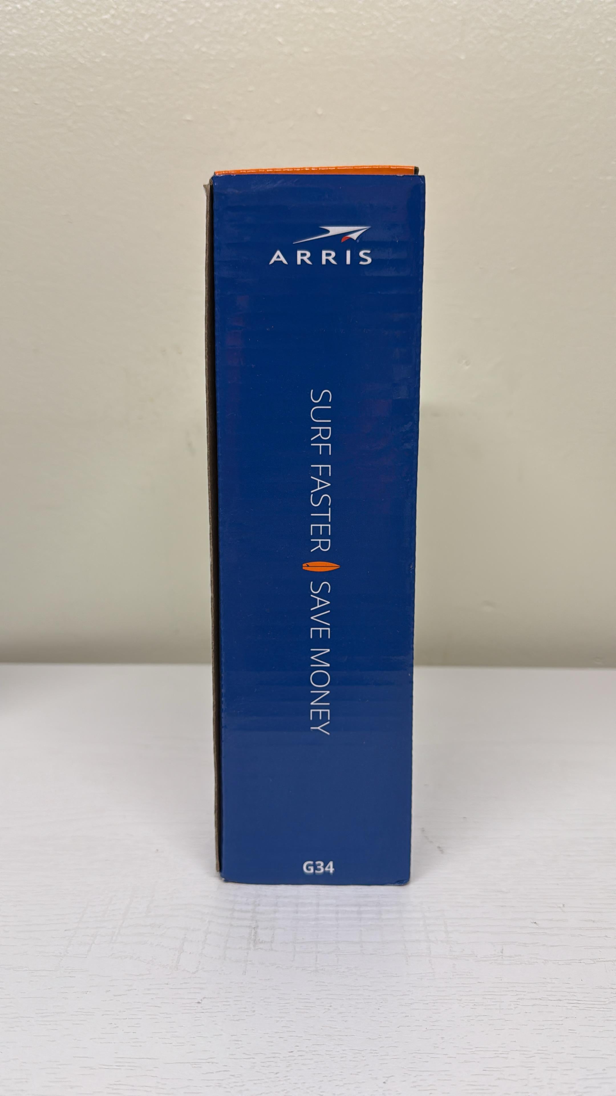 ARRIS G34 Cable Modem Router Combo - DOCSIS 3.1 Gigabit WiFi 6 (AX3000) (Lightly Used)