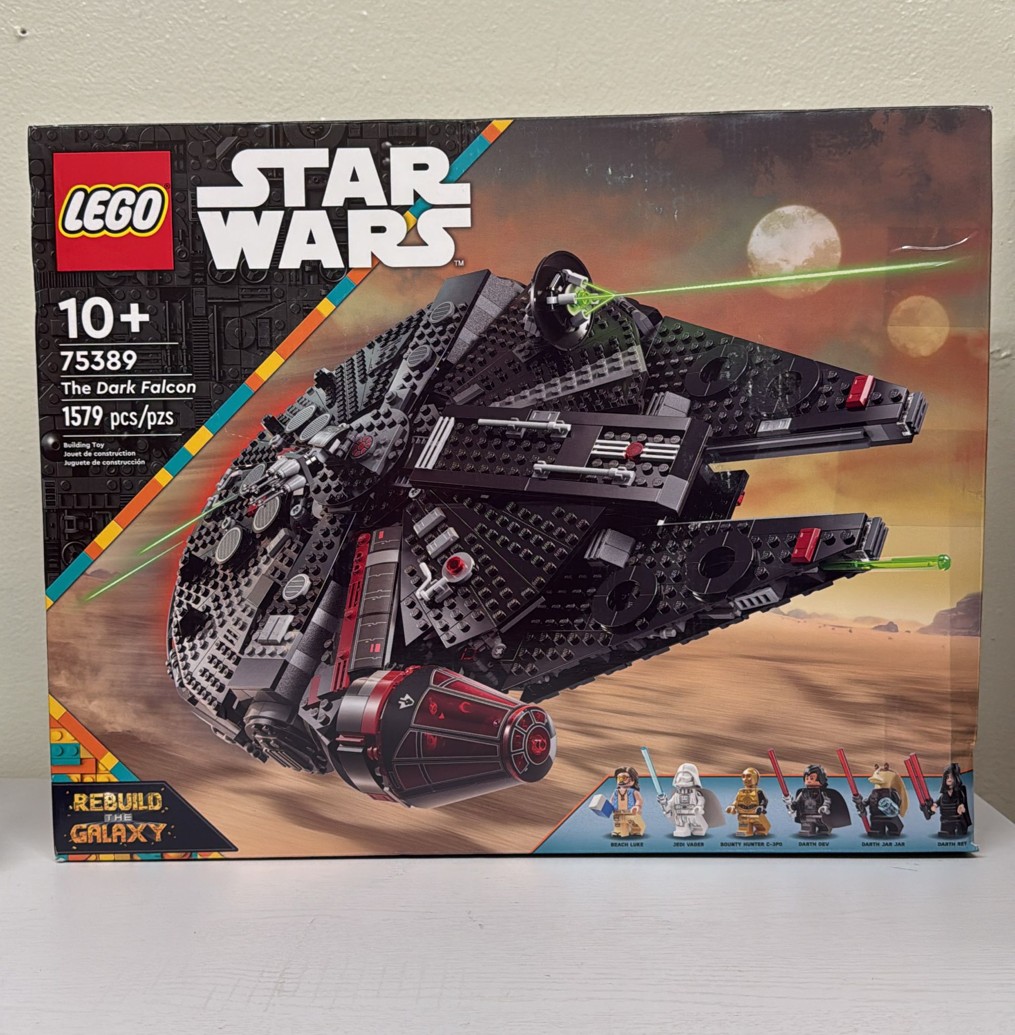 LEGO Star Wars The Dark Falcon Buildable Toy Vehicle 75389 (Brand New)