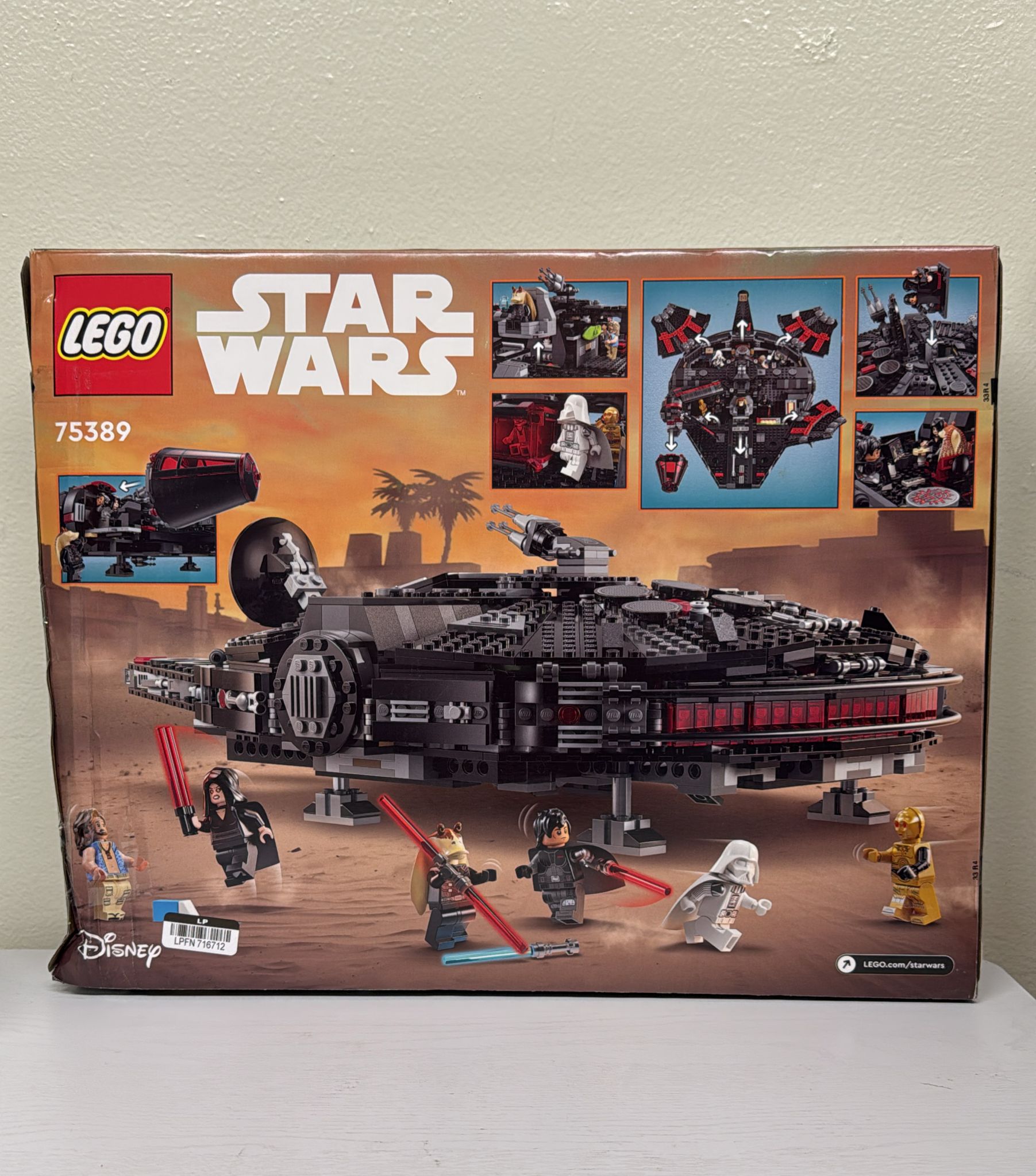 LEGO Star Wars The Dark Falcon Buildable Toy Vehicle 75389 (Brand New)