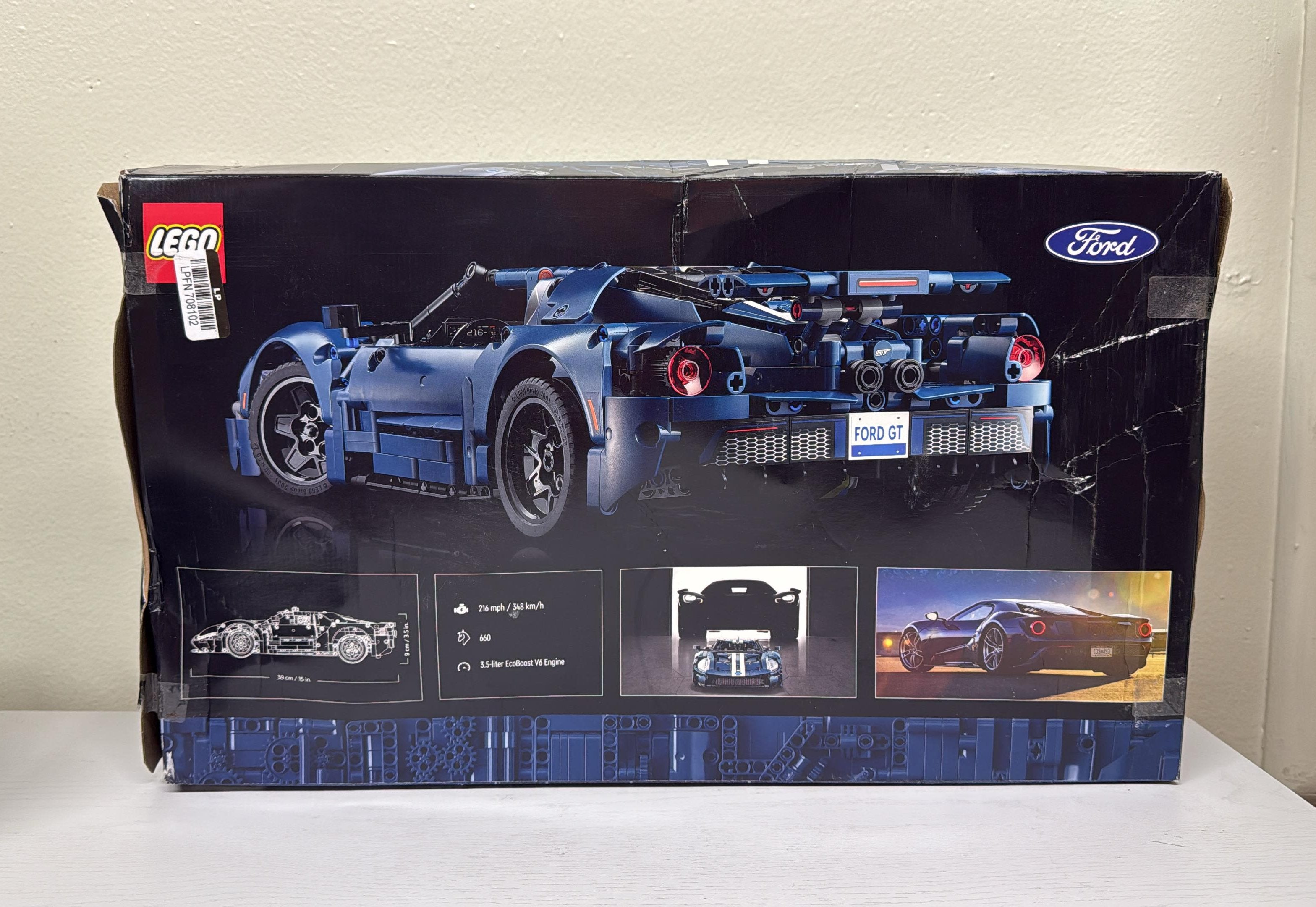 LEGO Technic 2022 Ford GT 42154 Car Model Kit (Open Box)