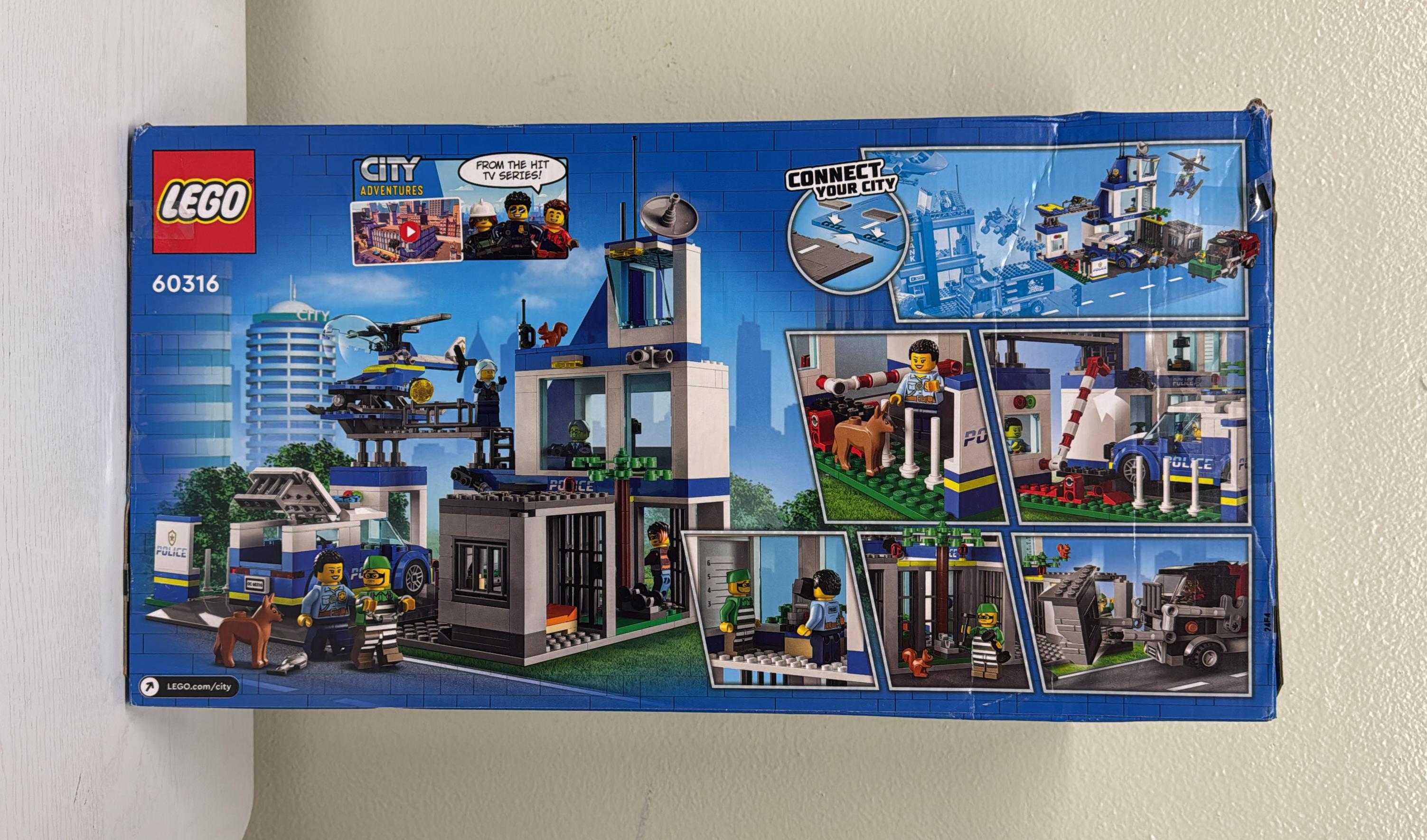 LEGO City Police Station Truck &amp; Helicopter Set (60316) (Brand New)