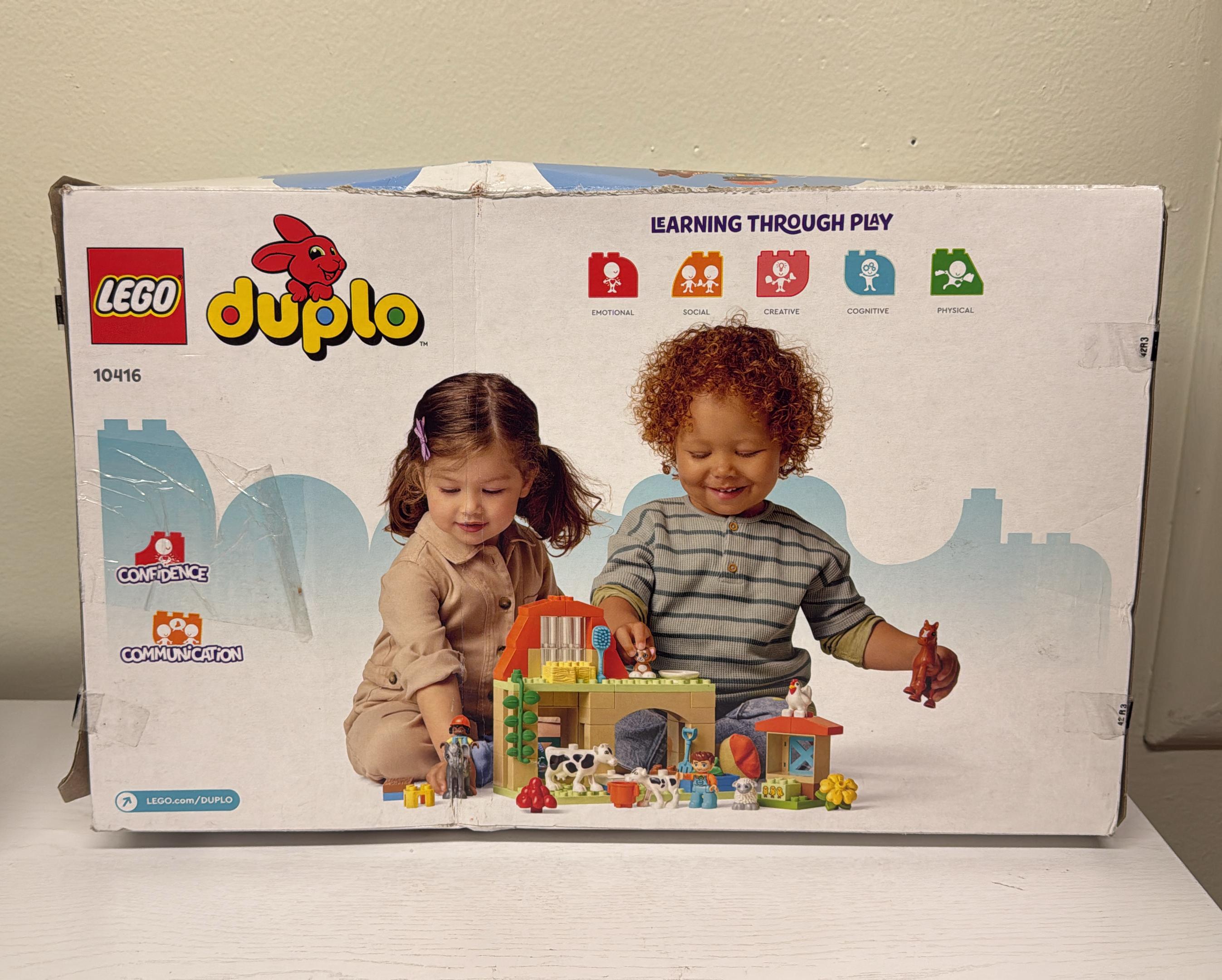 LEGO DUPLO Town Caring for Animals at the Farm Toy (10416) (Brand New)