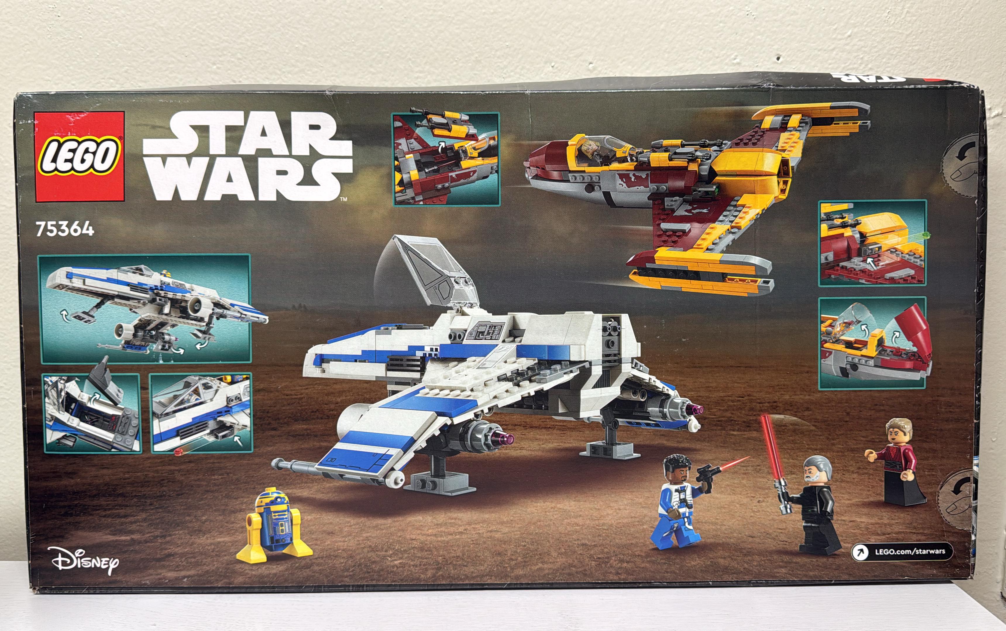 LEGO Star Wars: Ahsoka Republic E-Wing vs. Shin Hati's Building Toy Set (75364) (Brand New)