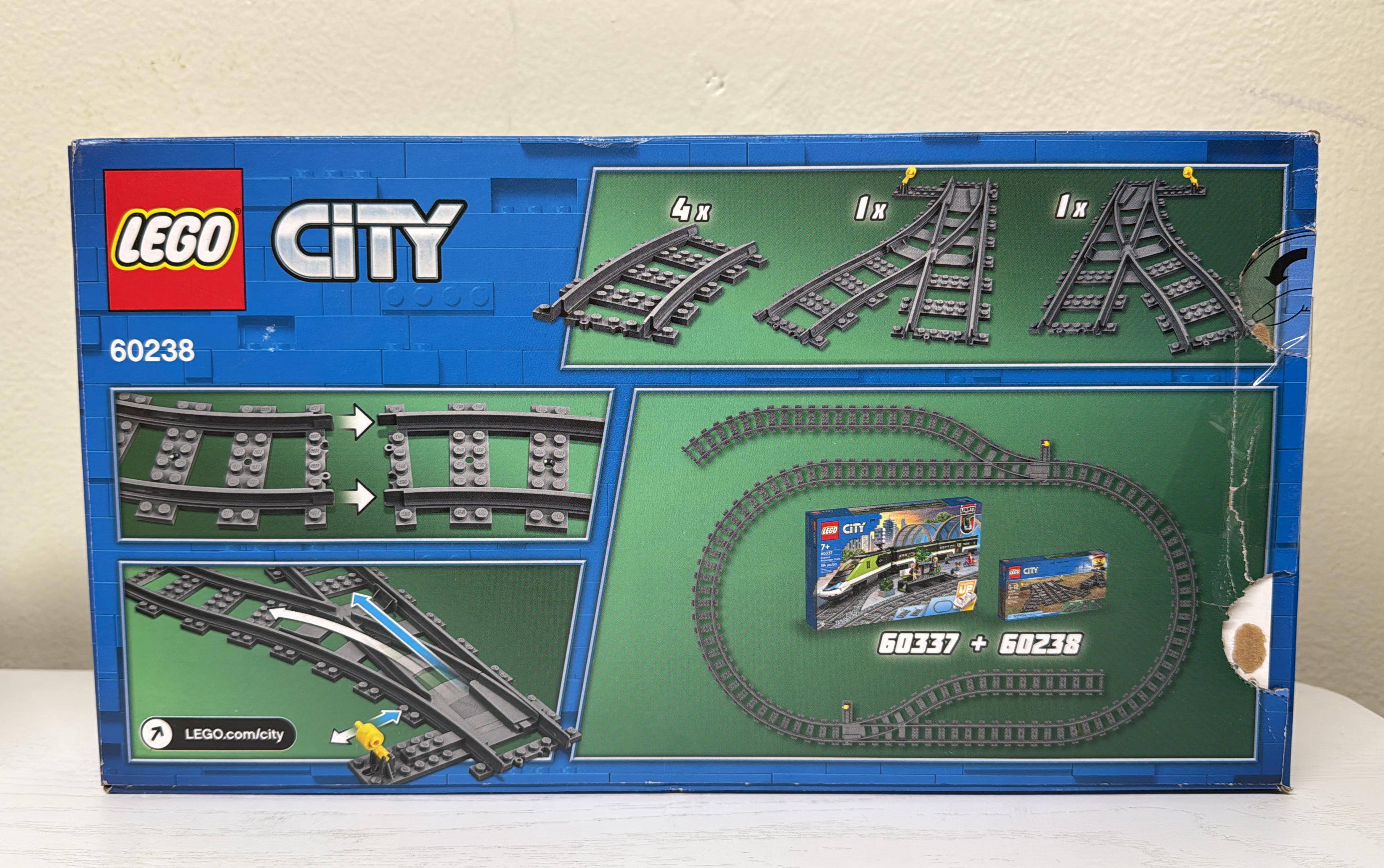 LEGO City Switch Tracks Set (60238) (Brand New)