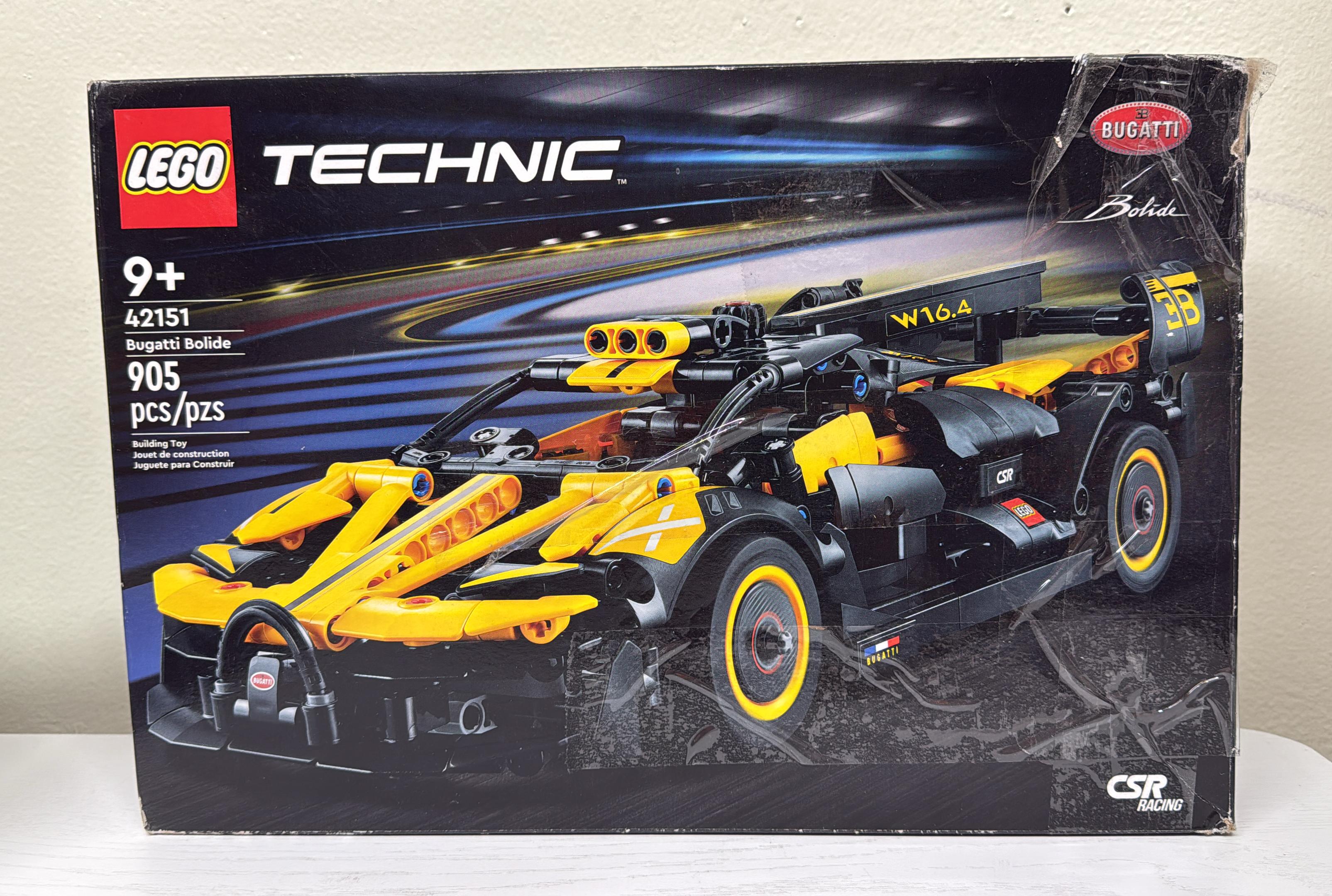 LEGO Technic Bugatti Bolide Model Car Toy Building Set (42151) (Open Box)