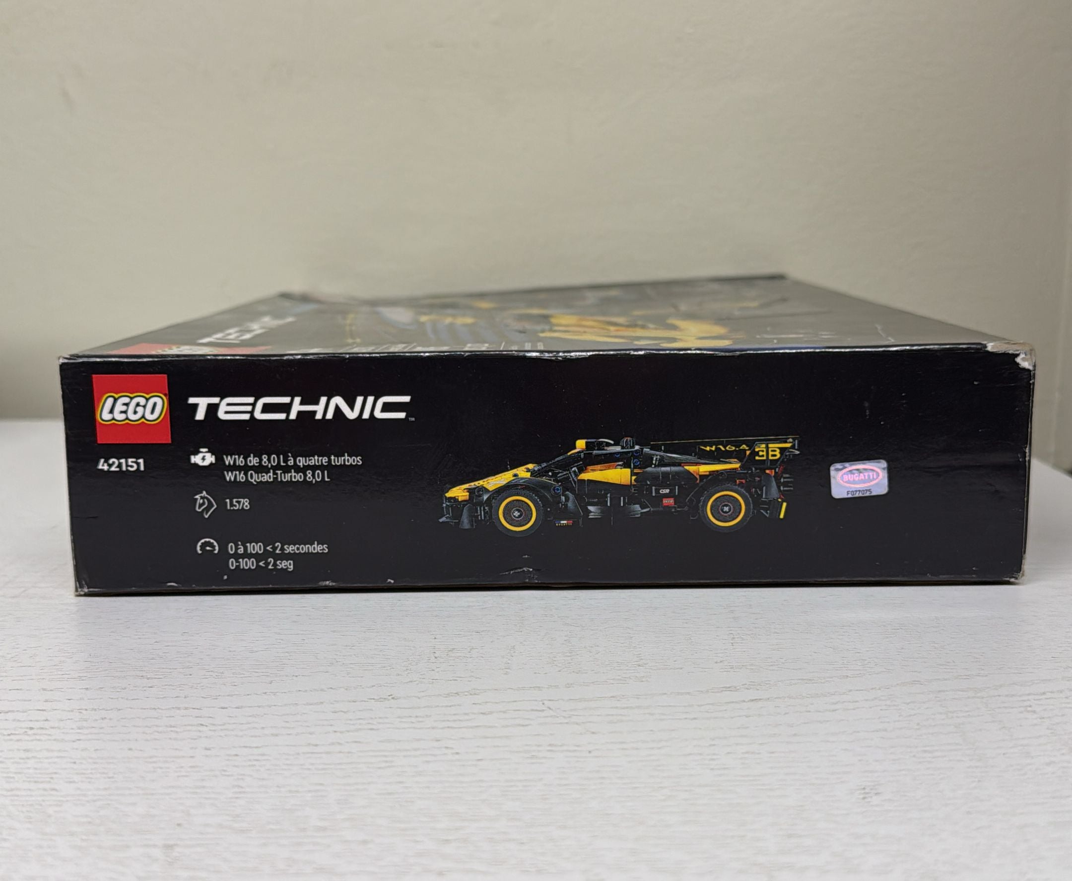 LEGO Technic Bugatti Bolide Model Car Toy Building Set (42151) (Open Box)