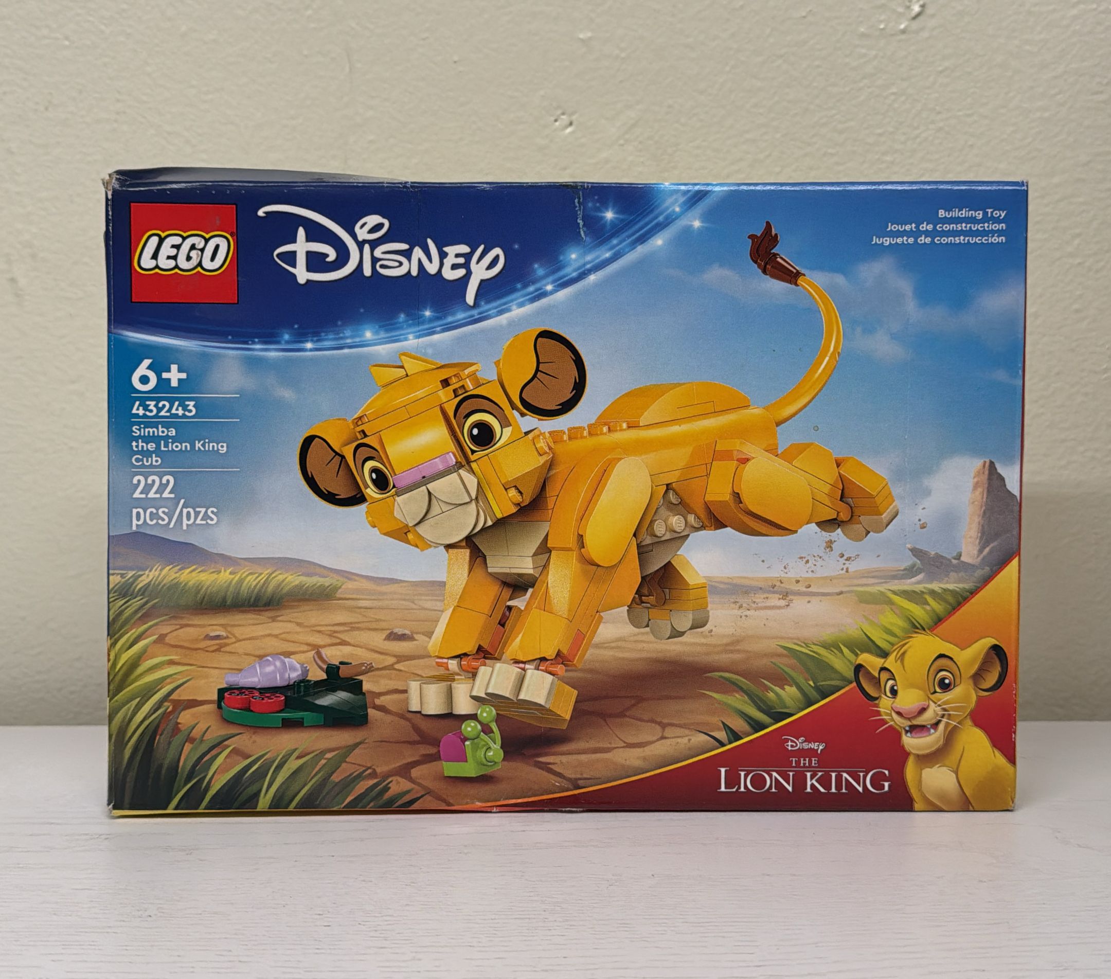 LEGO Disney Simba the Lion King Cub Toy (43243) (Open Box)