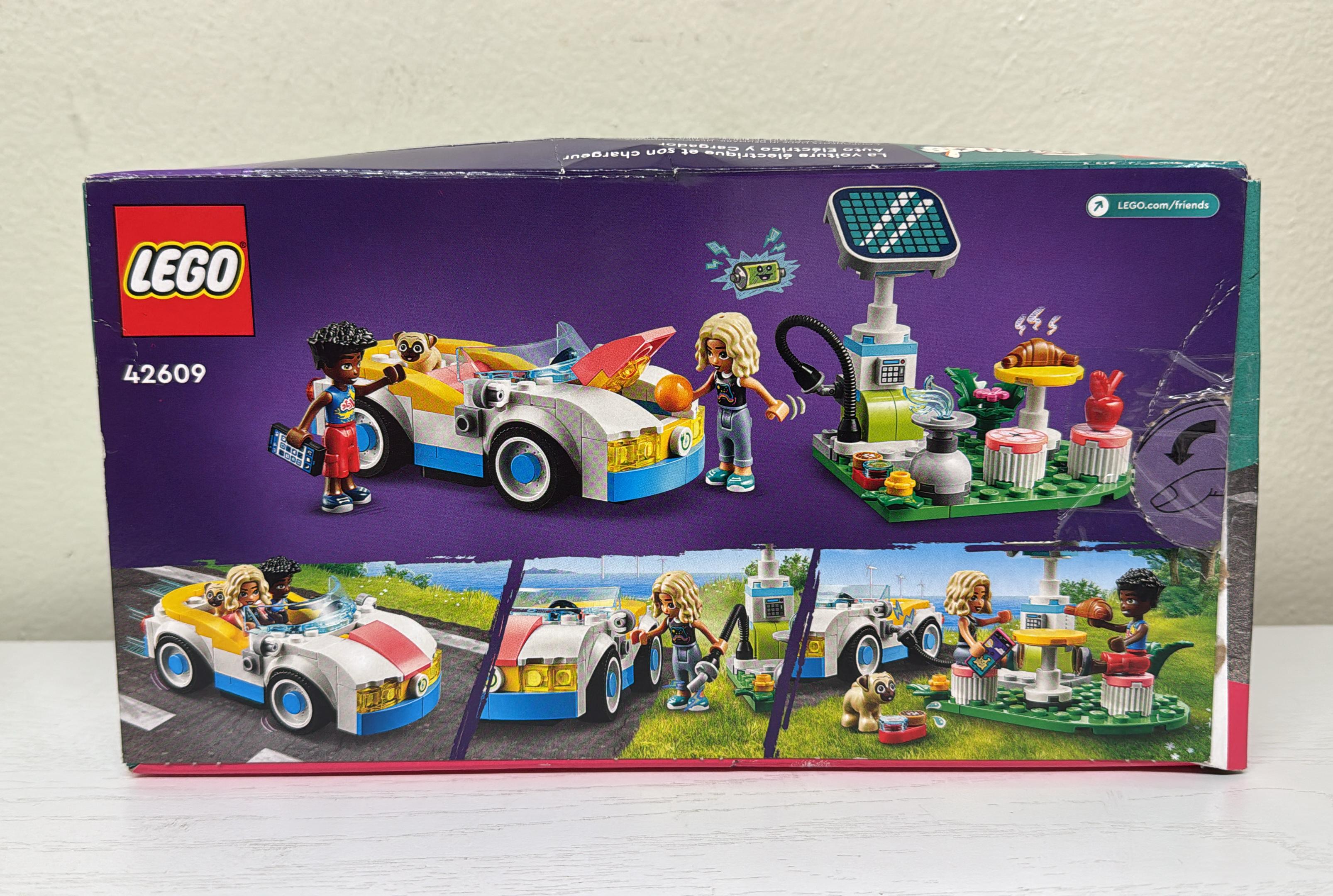 LEGO Friends Electric Car and Charger Building Toy (42609) (Brand New)