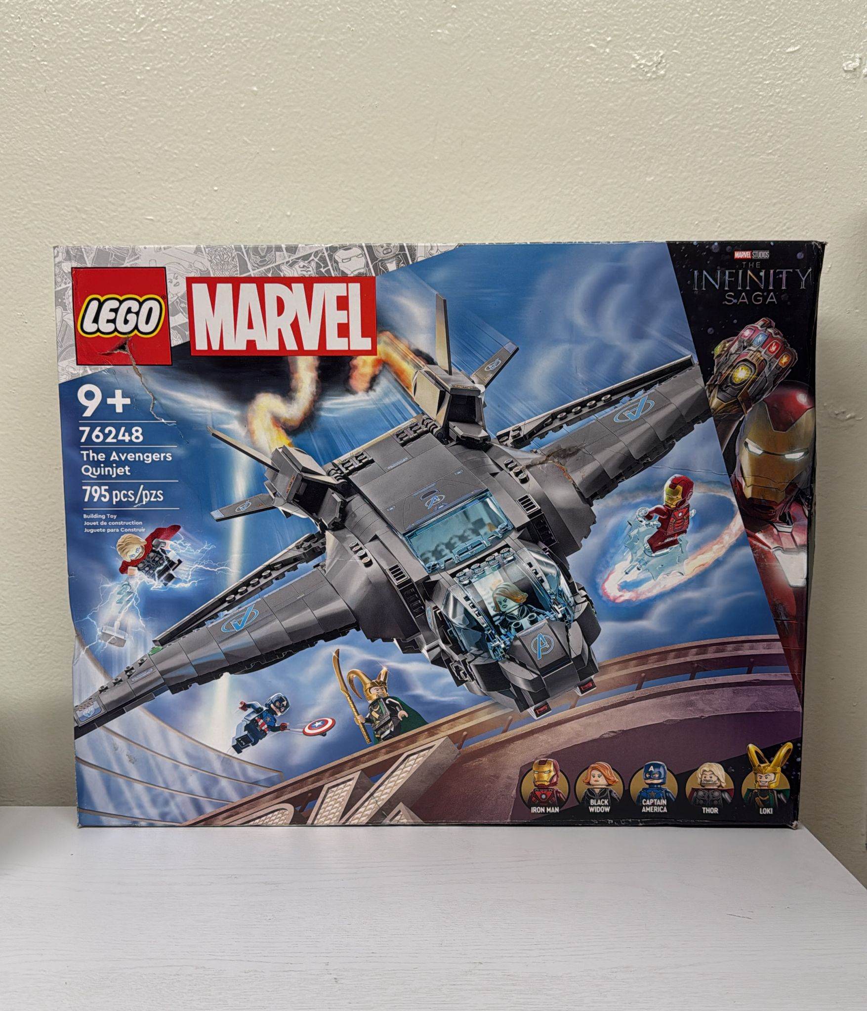 LEGO Marvel The Avengers Quinjet Infinity Saga Set (76248) (Brand New)