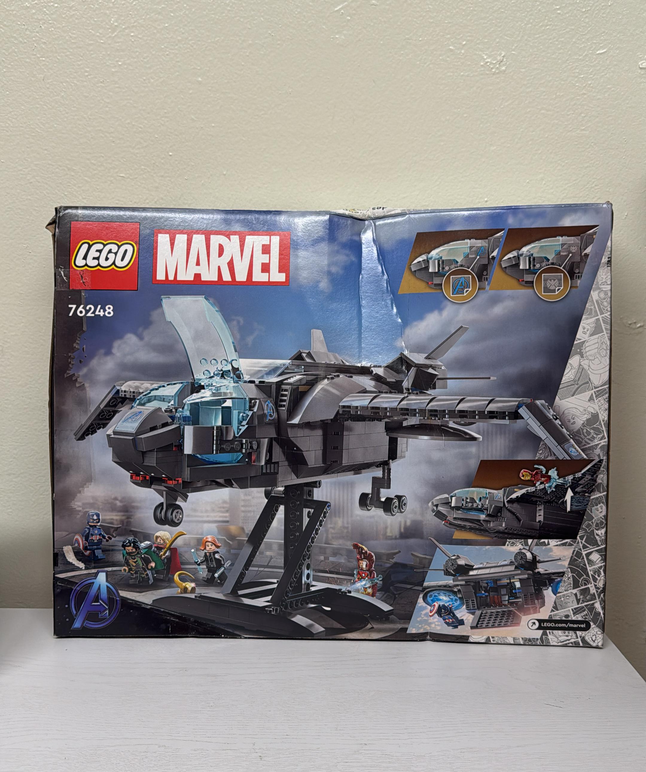 LEGO Marvel The Avengers Quinjet Infinity Saga Set (76248) (Brand New)