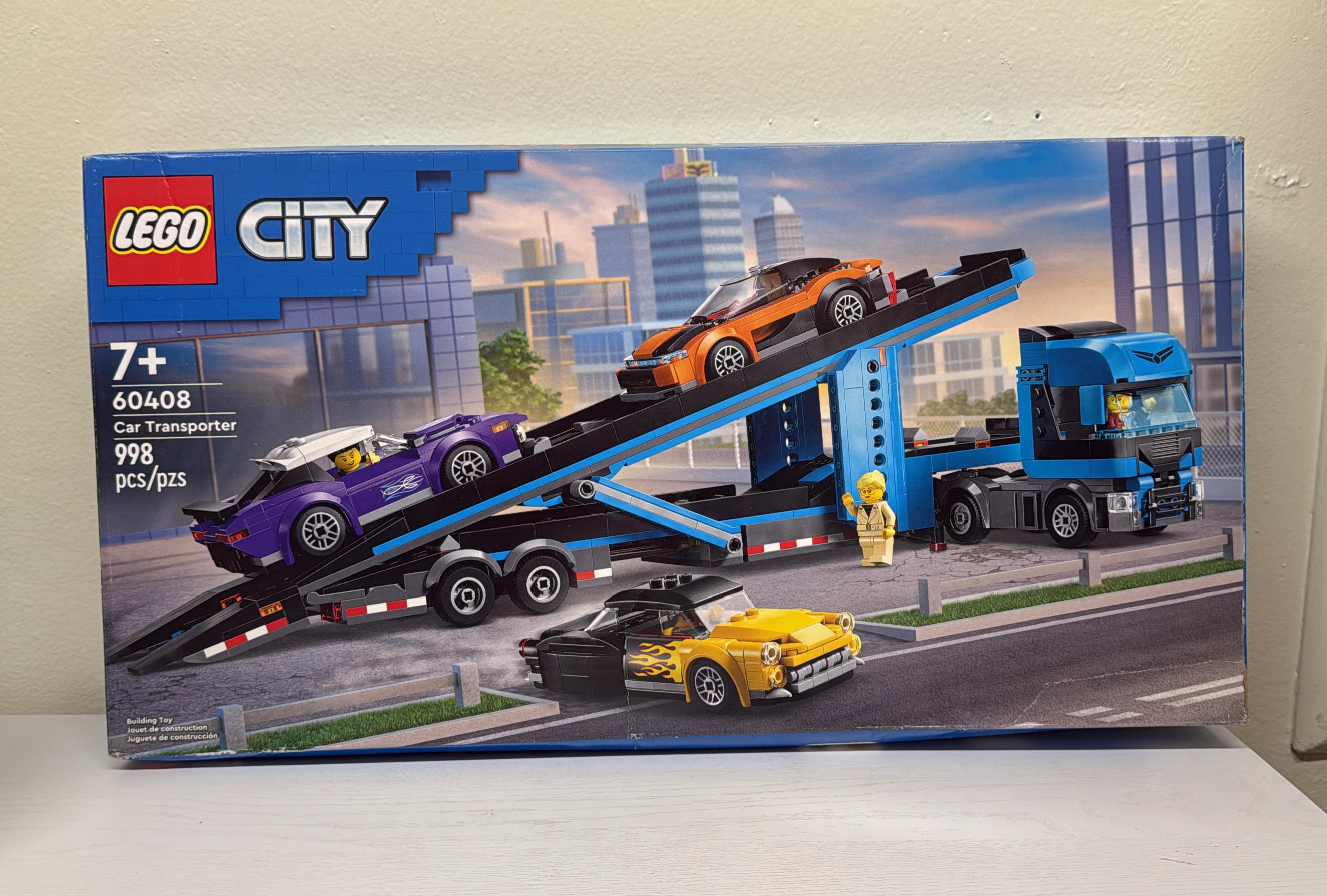 LEGO City Car Transporter Truck with Sports Cars (60408) (Open Box)