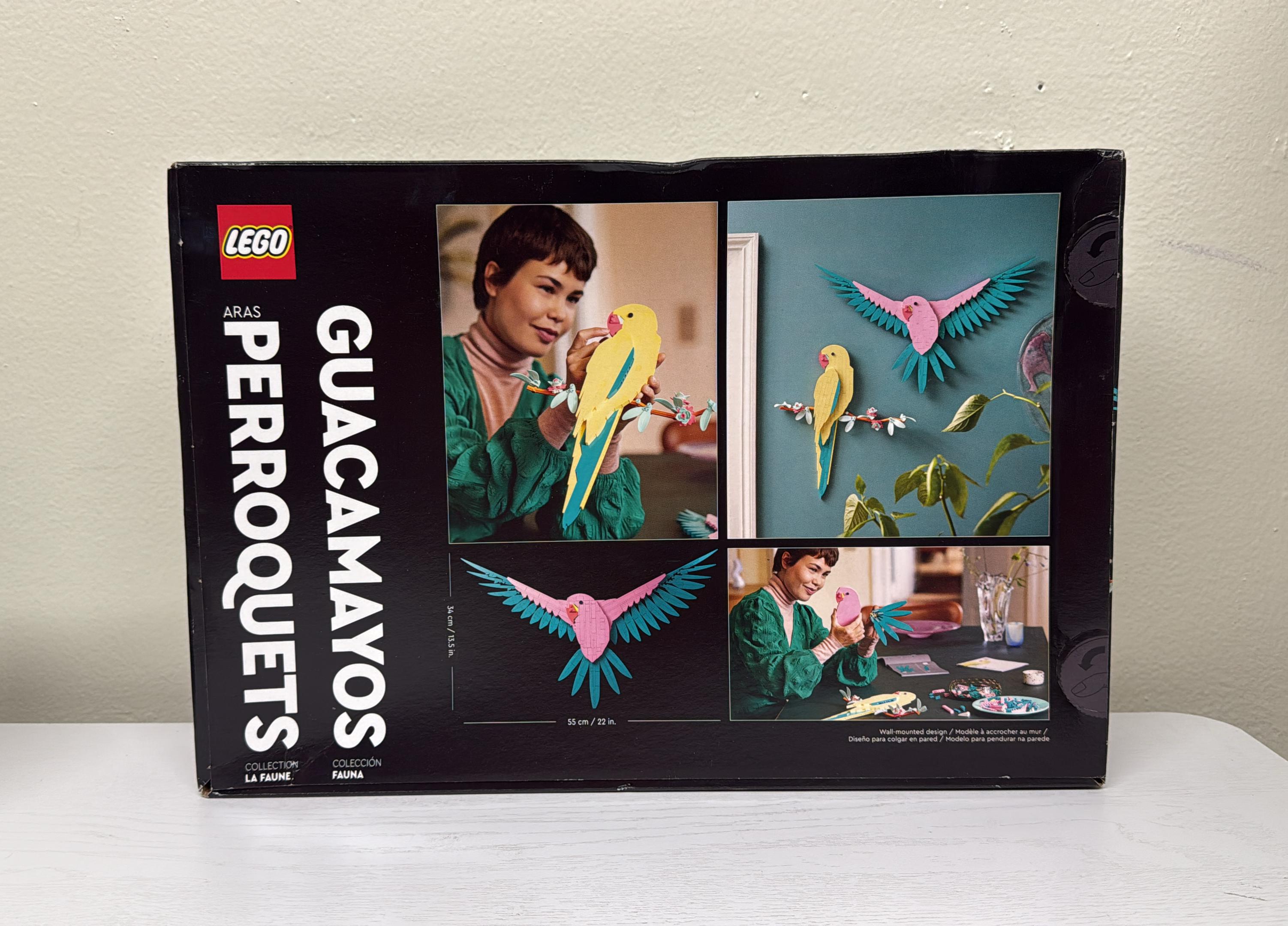 LEGO Art The Fauna Collection – Macaw Parrots (31211) (Brand New)