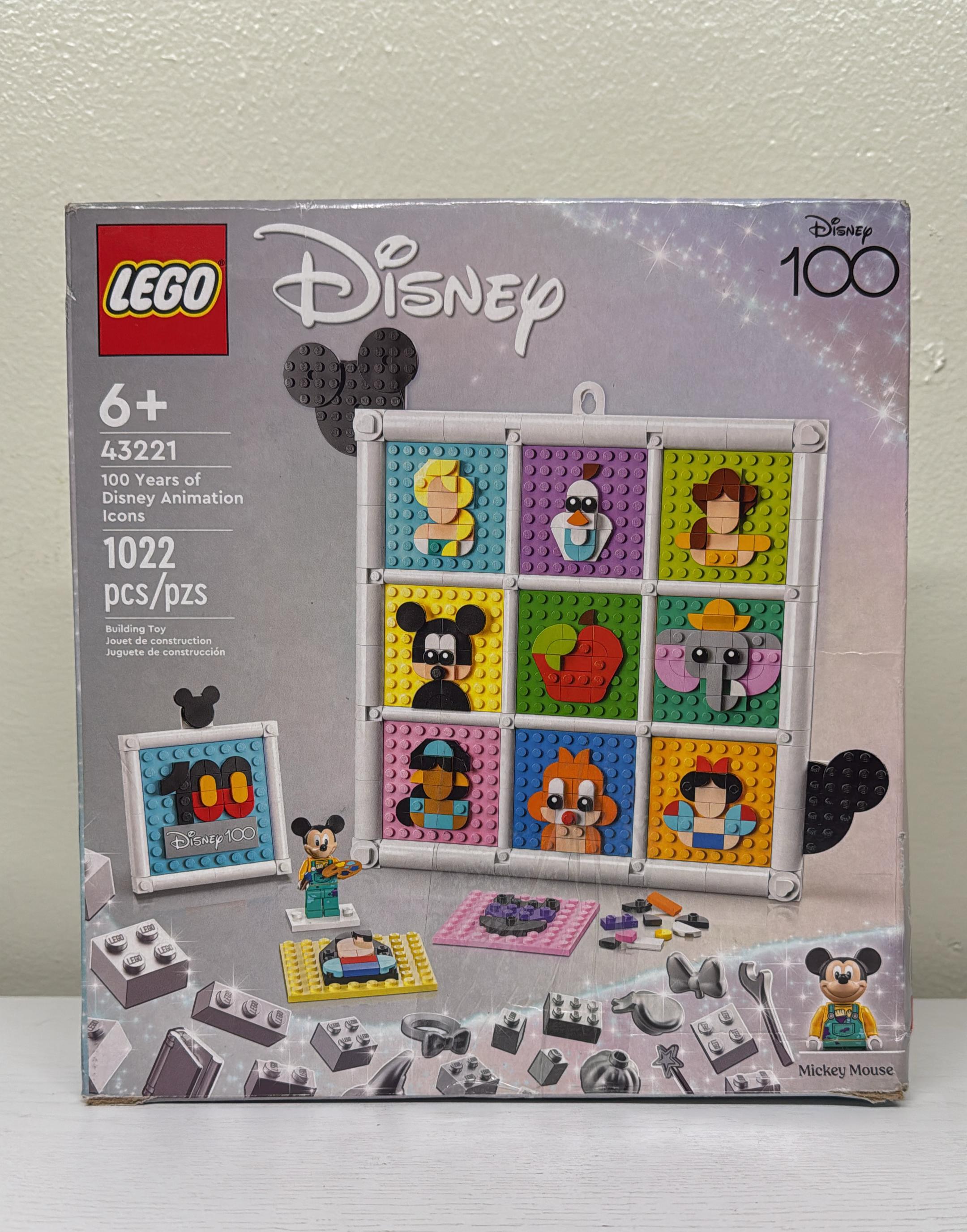 LEGO Disney 100 Years of Disney Animation Icons Celebration Set (43221) (Open Box)