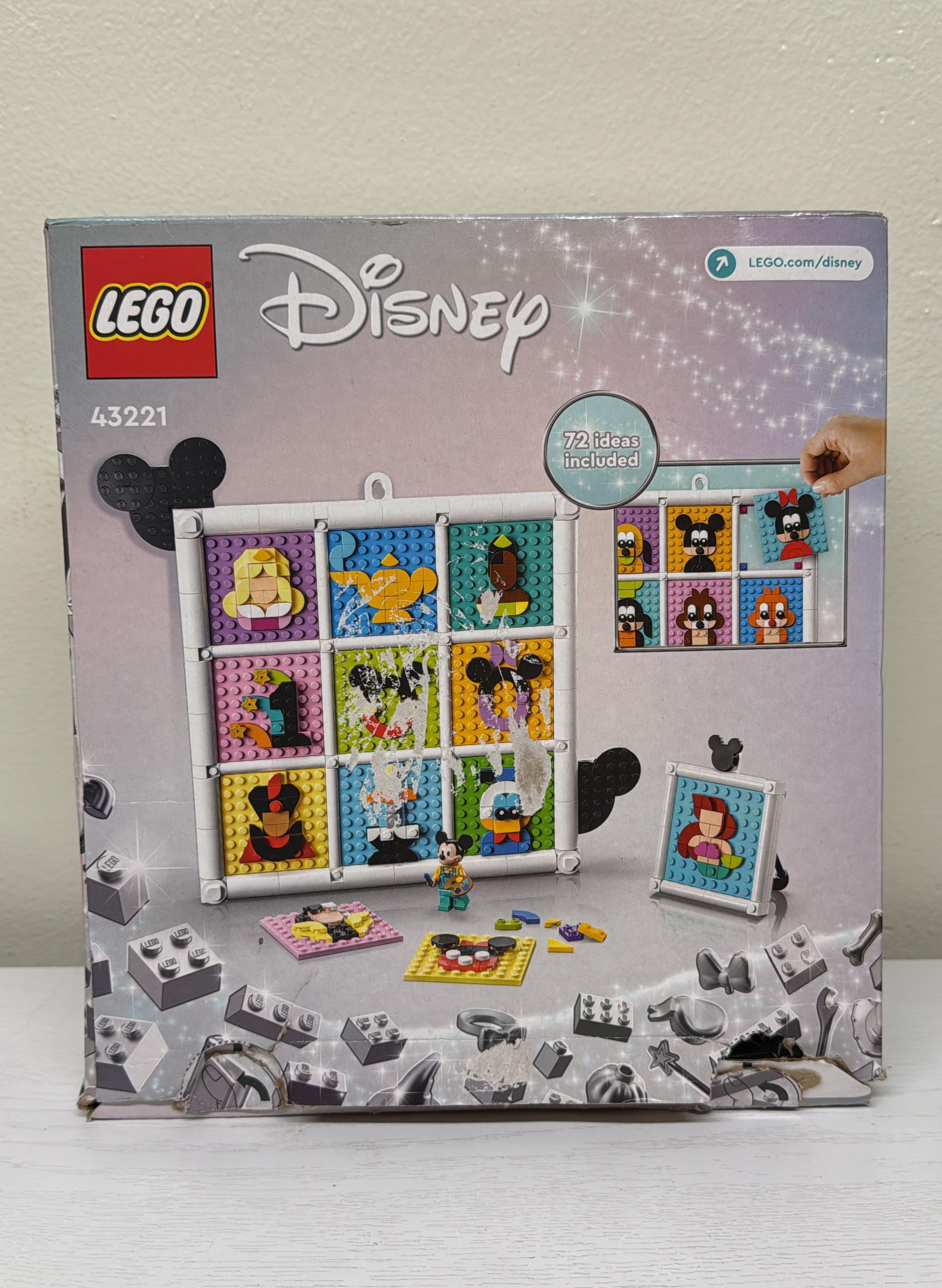 LEGO Disney 100 Years of Disney Animation Icons Celebration Set (43221) (Open Box)