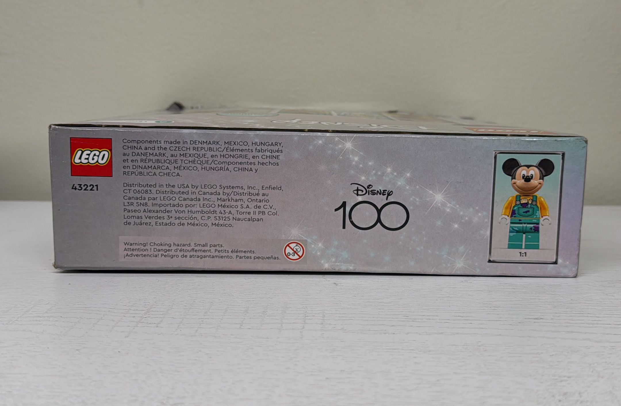 LEGO Disney 100 Years of Disney Animation Icons Celebration Set (43221) (Open Box)