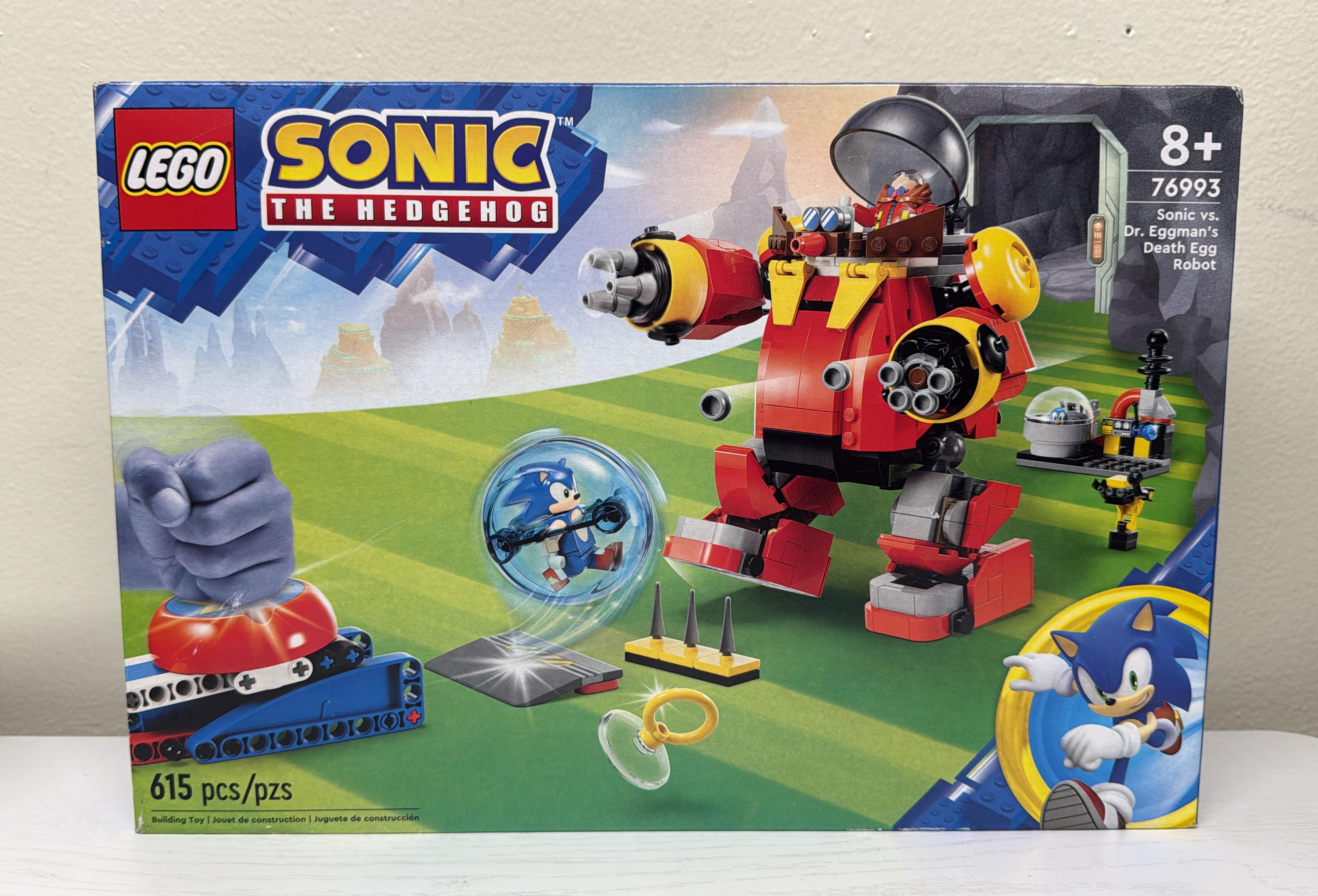 LEGO Sonic the Hedgehog: Sonic vs. Dr. Eggman's Death Egg Robot Toy (76993) (Brand New)