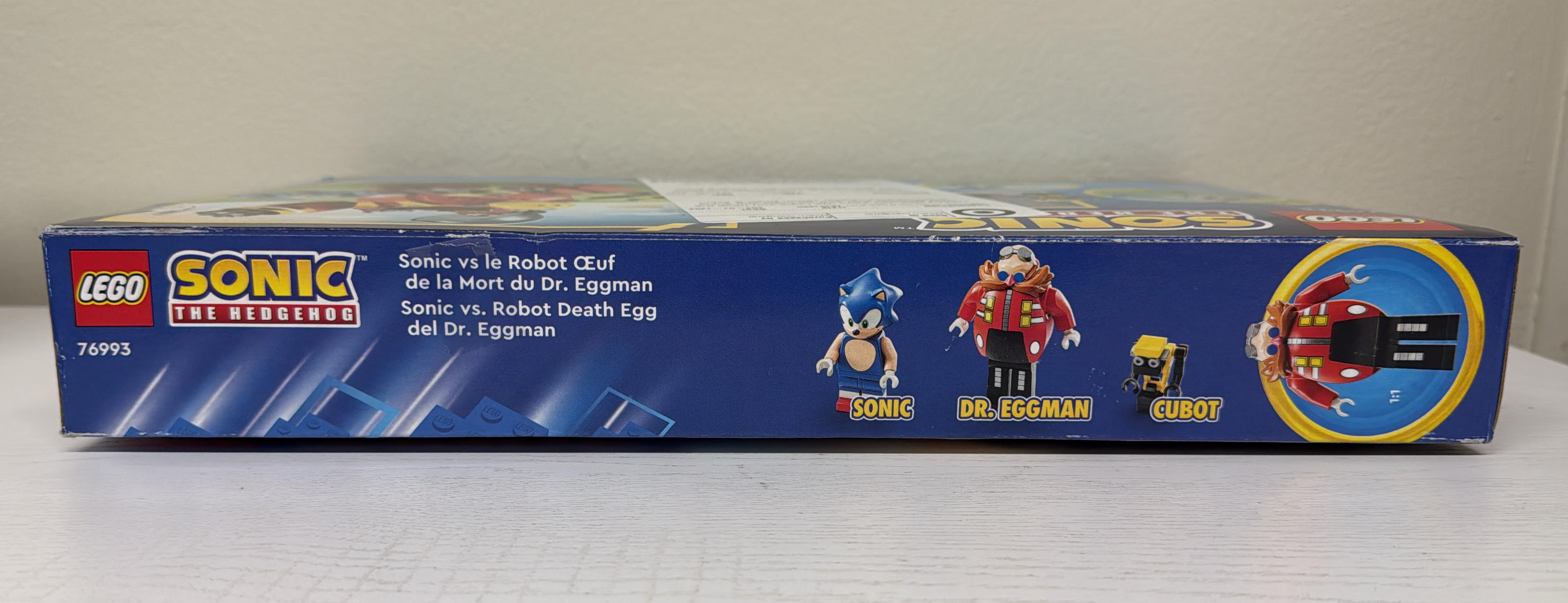 LEGO Sonic the Hedgehog: Sonic vs. Dr. Eggman's Death Egg Robot Toy (76993) (Brand New)