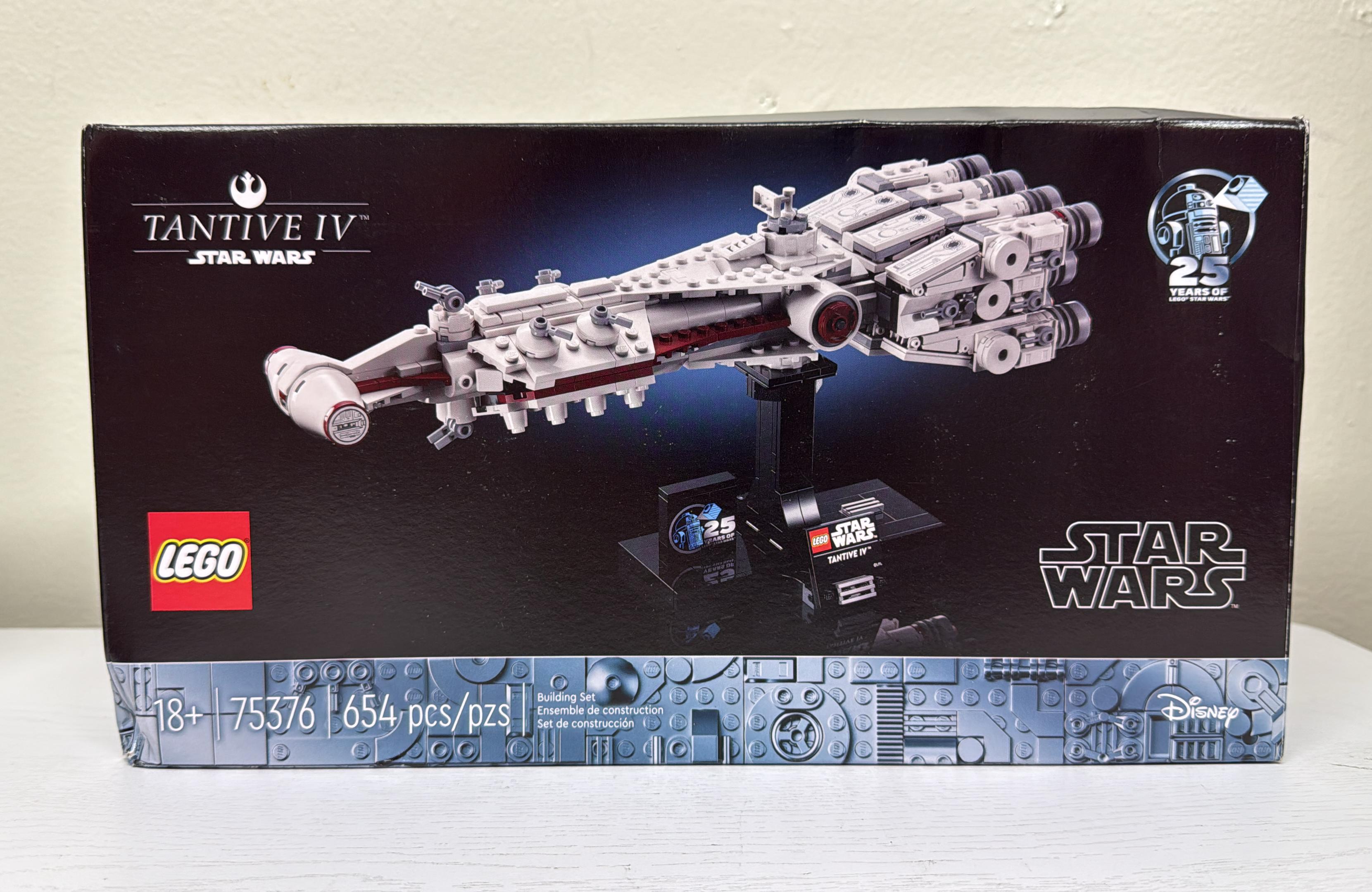 LEGO Star Wars Tantive IV Build and Display Starship Model (75376) (Brand New)