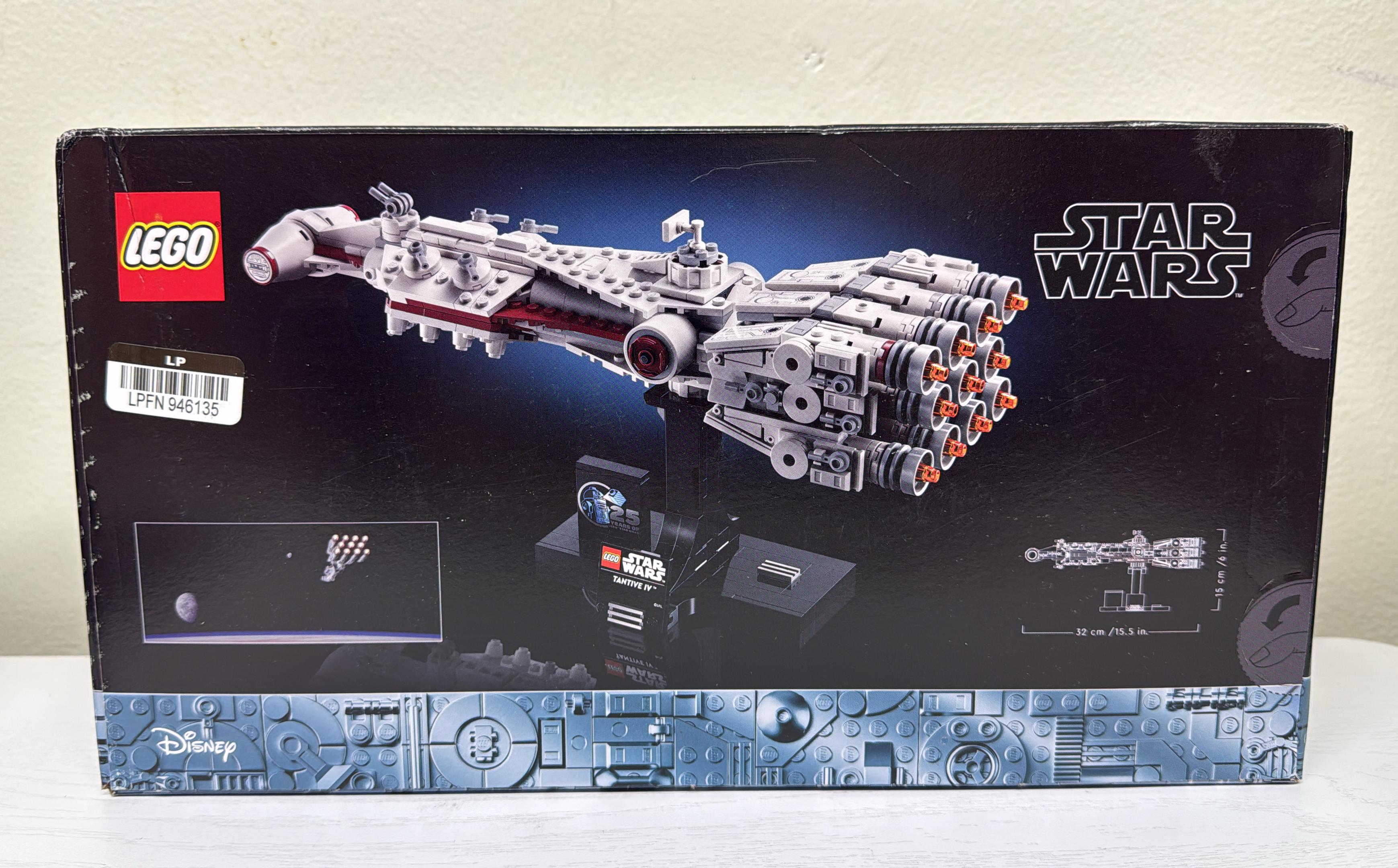 LEGO Star Wars Tantive IV Build and Display Starship Model (75376) (Brand New)