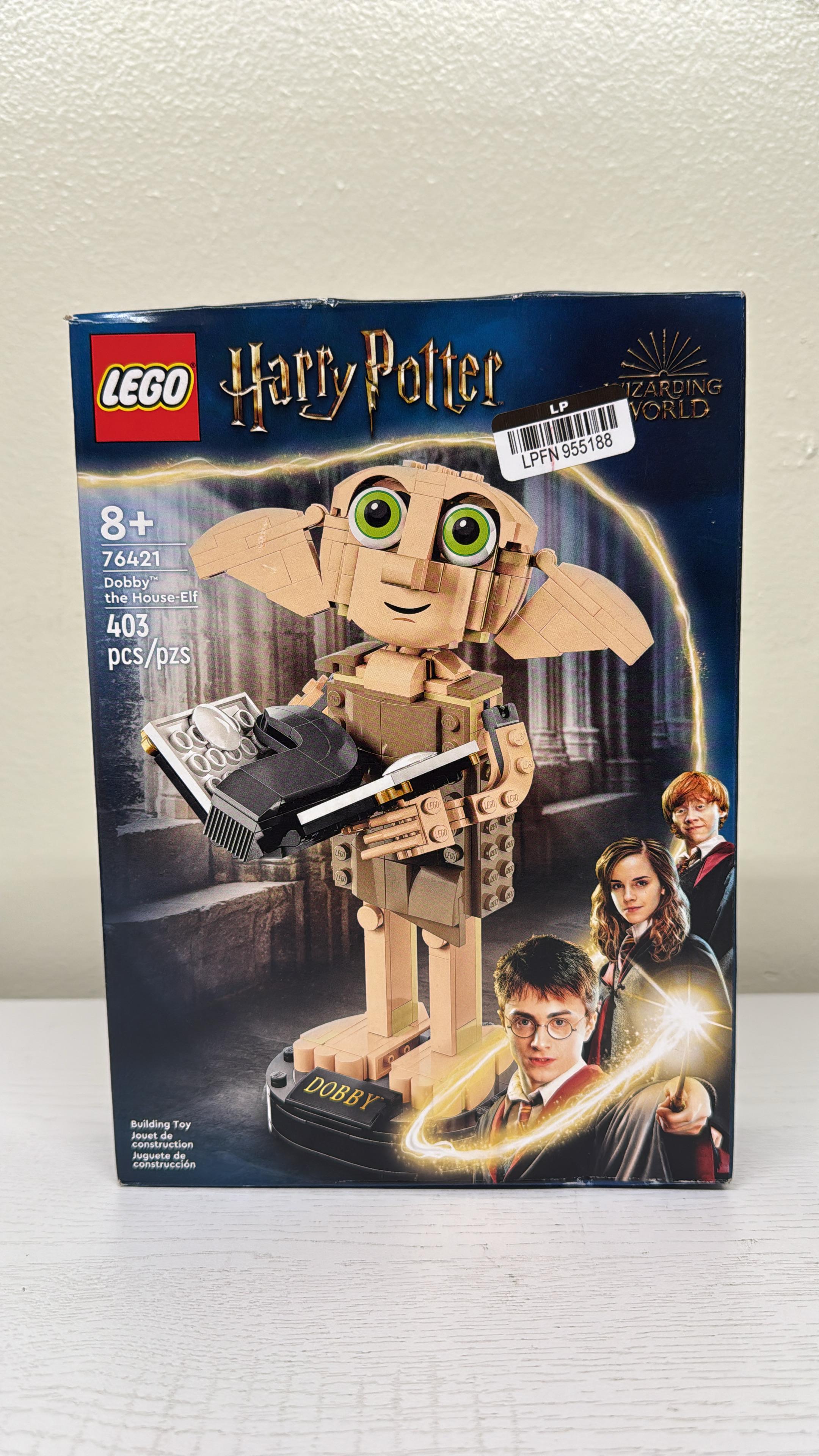 LEGO Harry Potter Dobby the House-Elf Build and Display Set (76421) (Brand New)