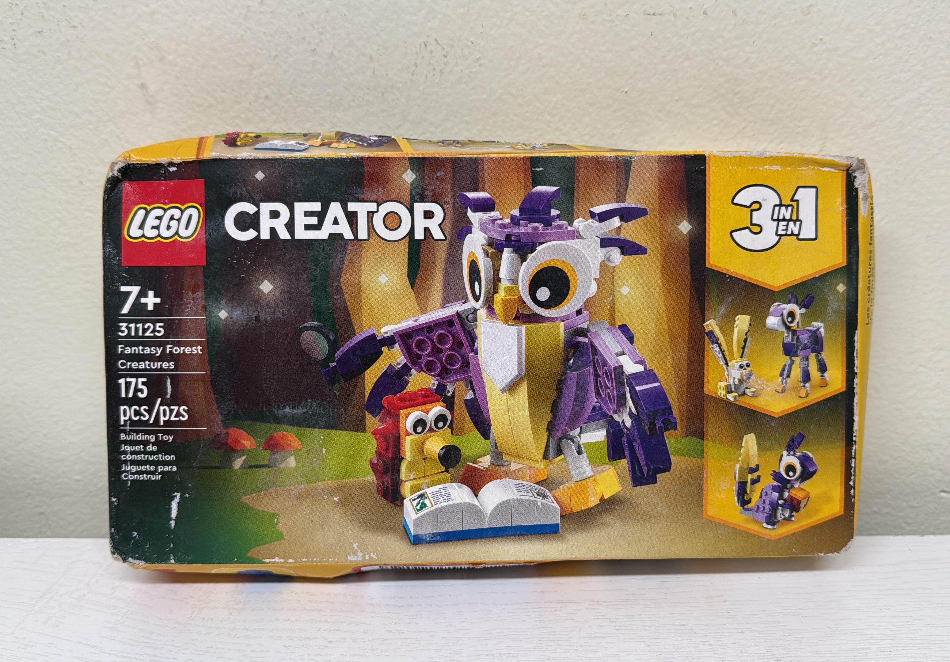 LEGO Creator 3-in-1 Fantasy Forest Creatures (31125) (Brand New)