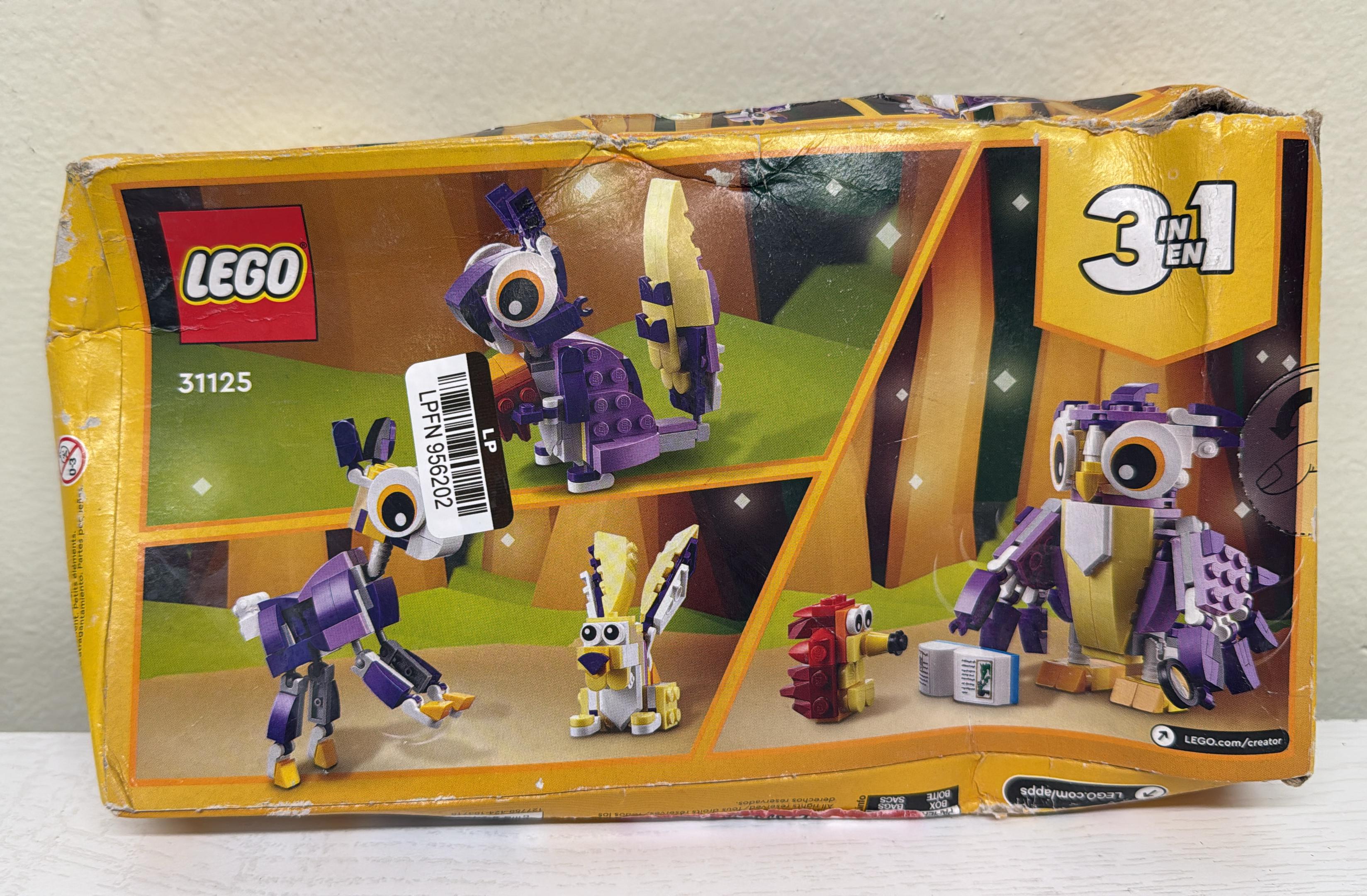 LEGO Creator 3-in-1 Fantasy Forest Creatures (31125) (Brand New)