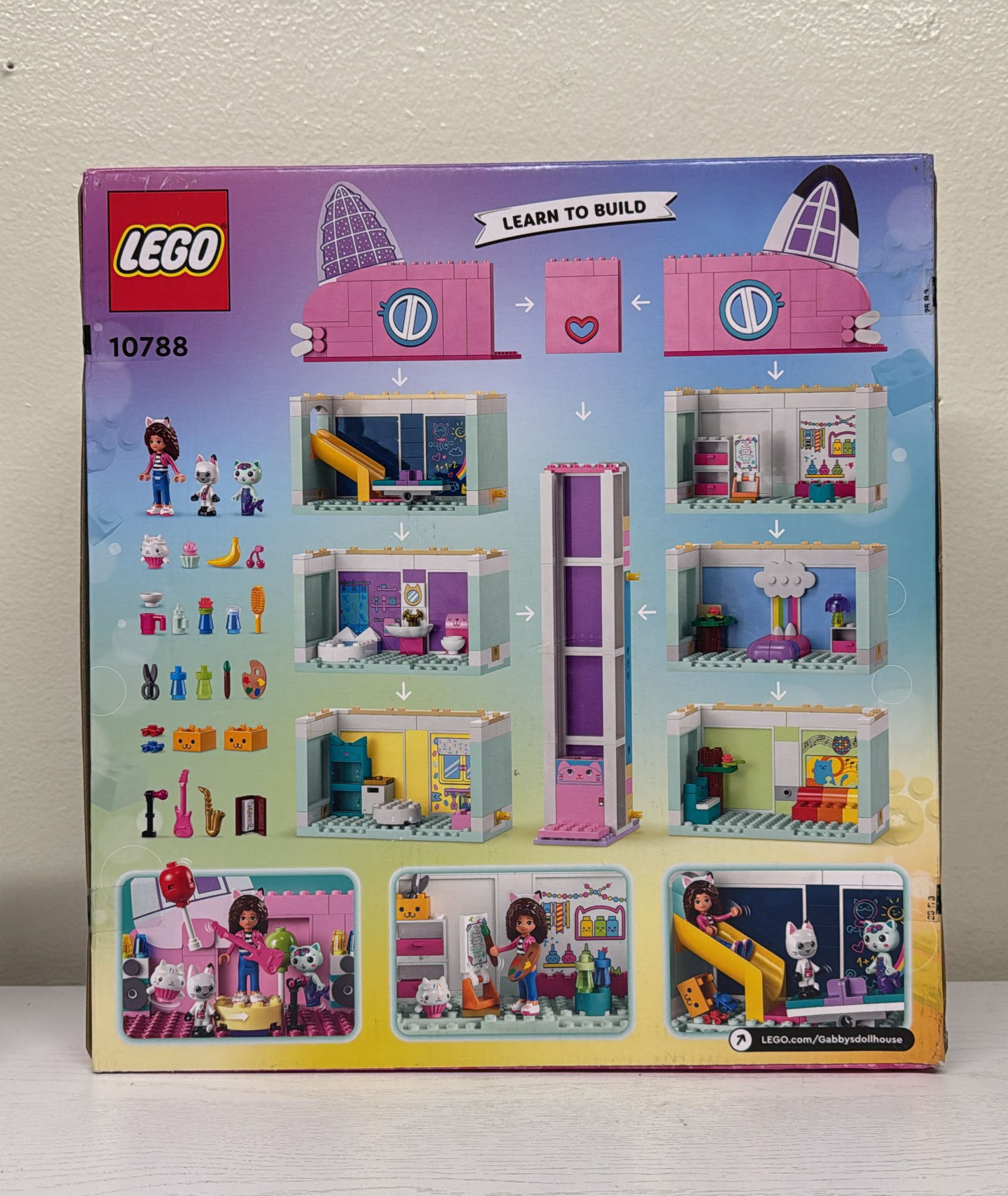 LEGO Gabby’s Dollhouse Building Toy Set 10788 – Create Magical Adventures with Gabby and Friends