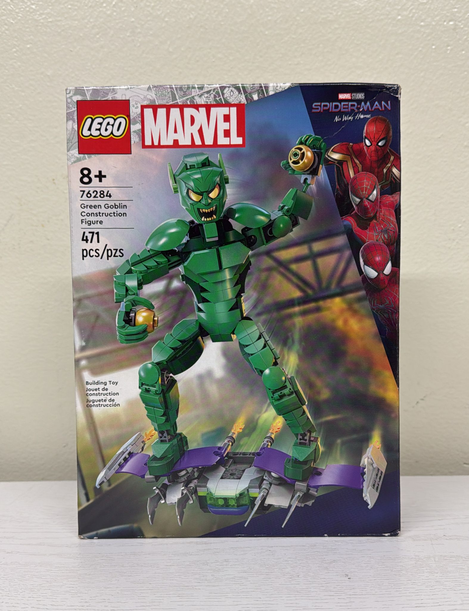 LEGO Marvel Green Goblin Construction Figure Building Toy (76284)