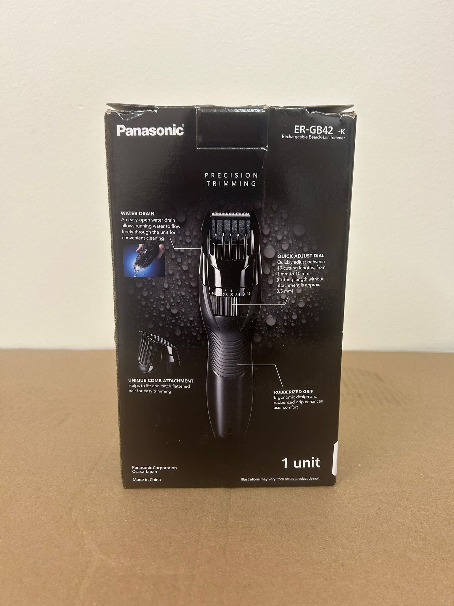 Panasonic Cordless Men's Beard Trimmer – ER-GB42-K