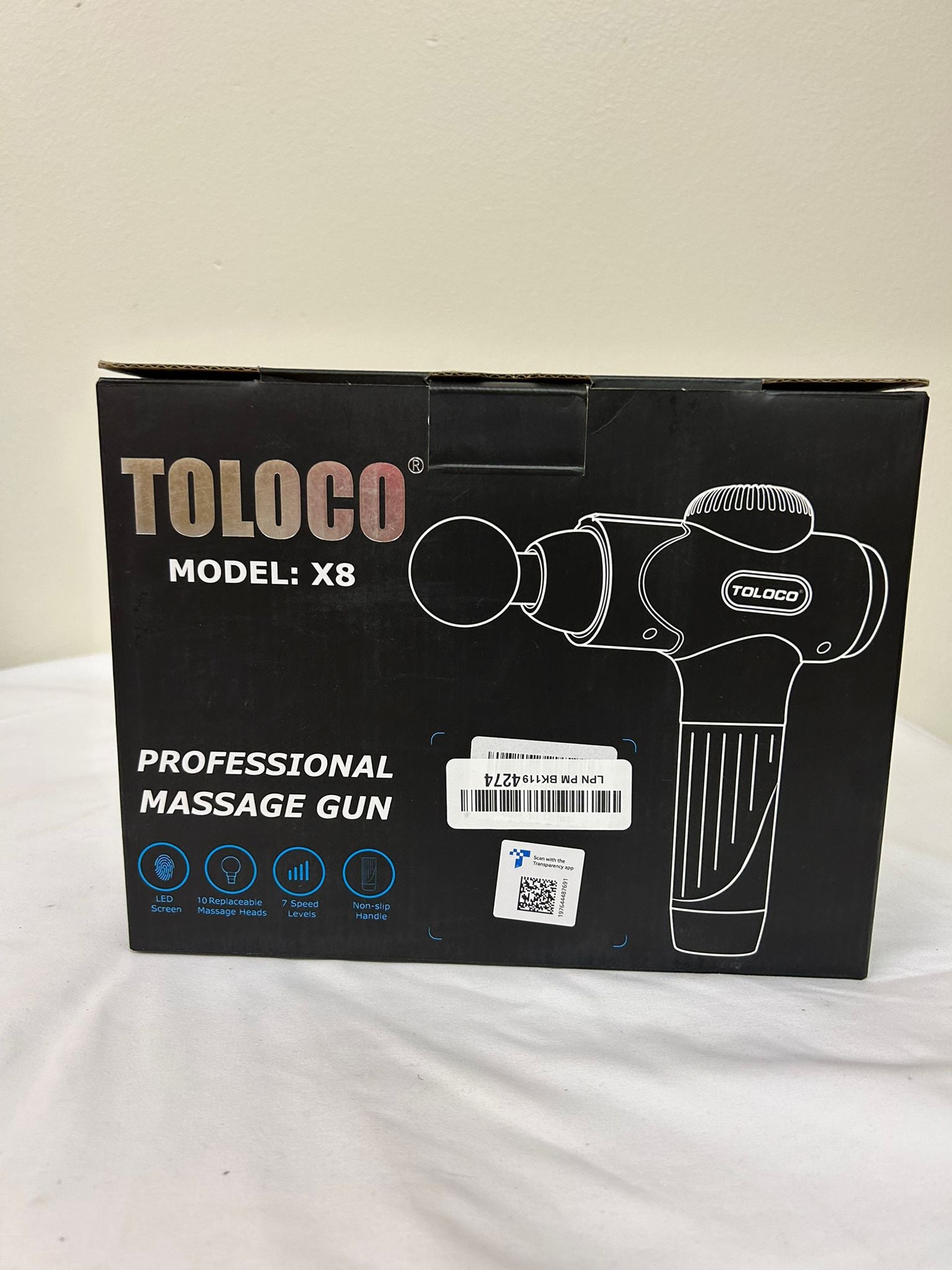 TOLOCO Deep Tissue Massage Gun – Portable Percussion Massager for Athletes