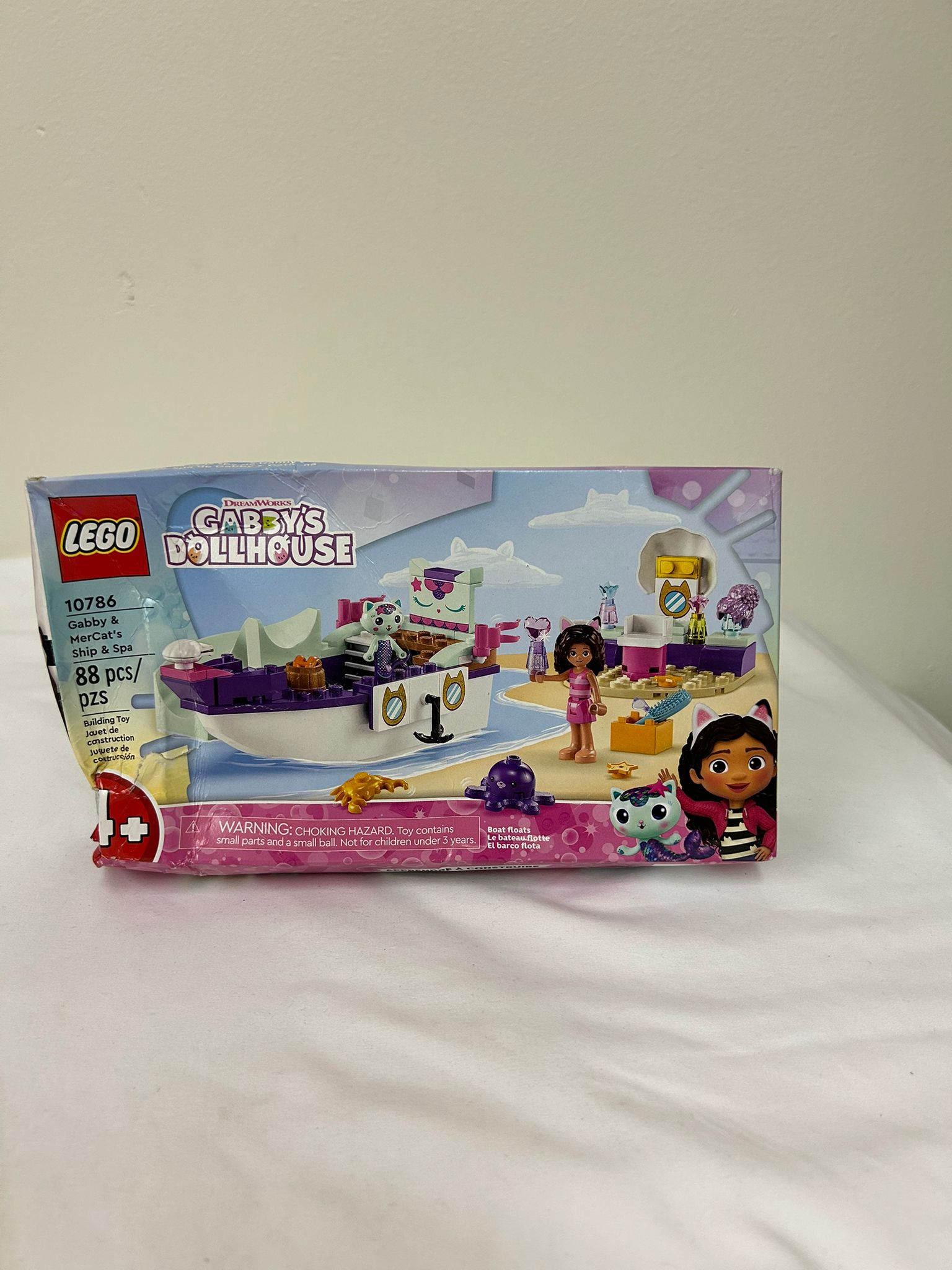 LEGO Gabby's Dollhouse Gabby & Mercat’s Ship & Spa Building Toy (10786) (Brand New)