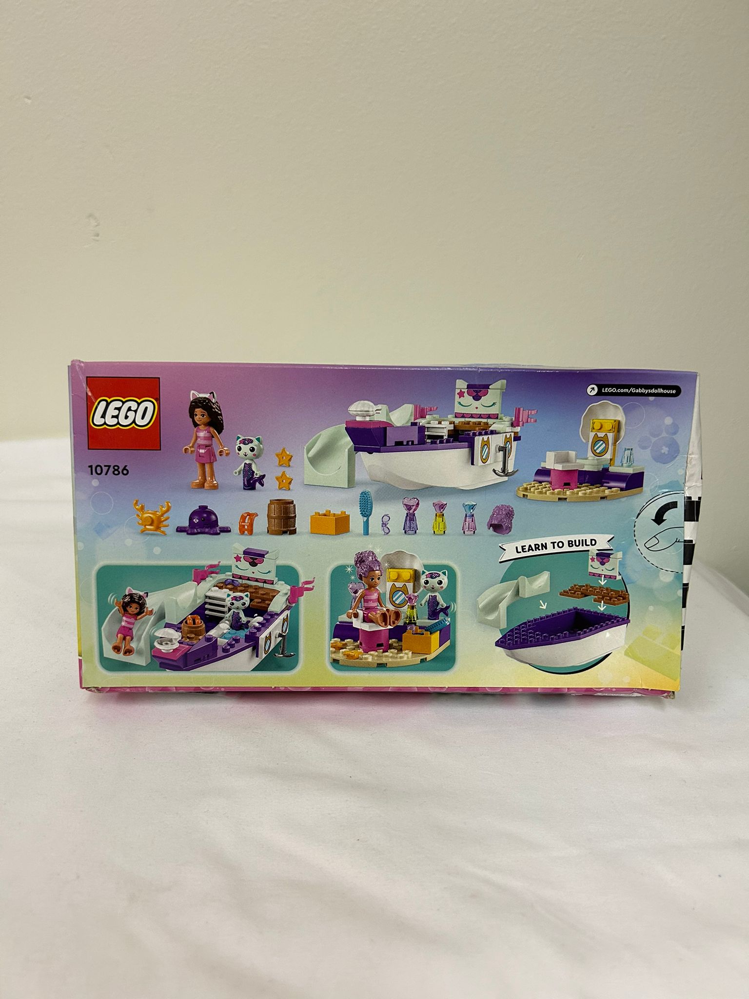 LEGO Gabby's Dollhouse Gabby & Mercat’s Ship & Spa Building Toy (10786) (Brand New)