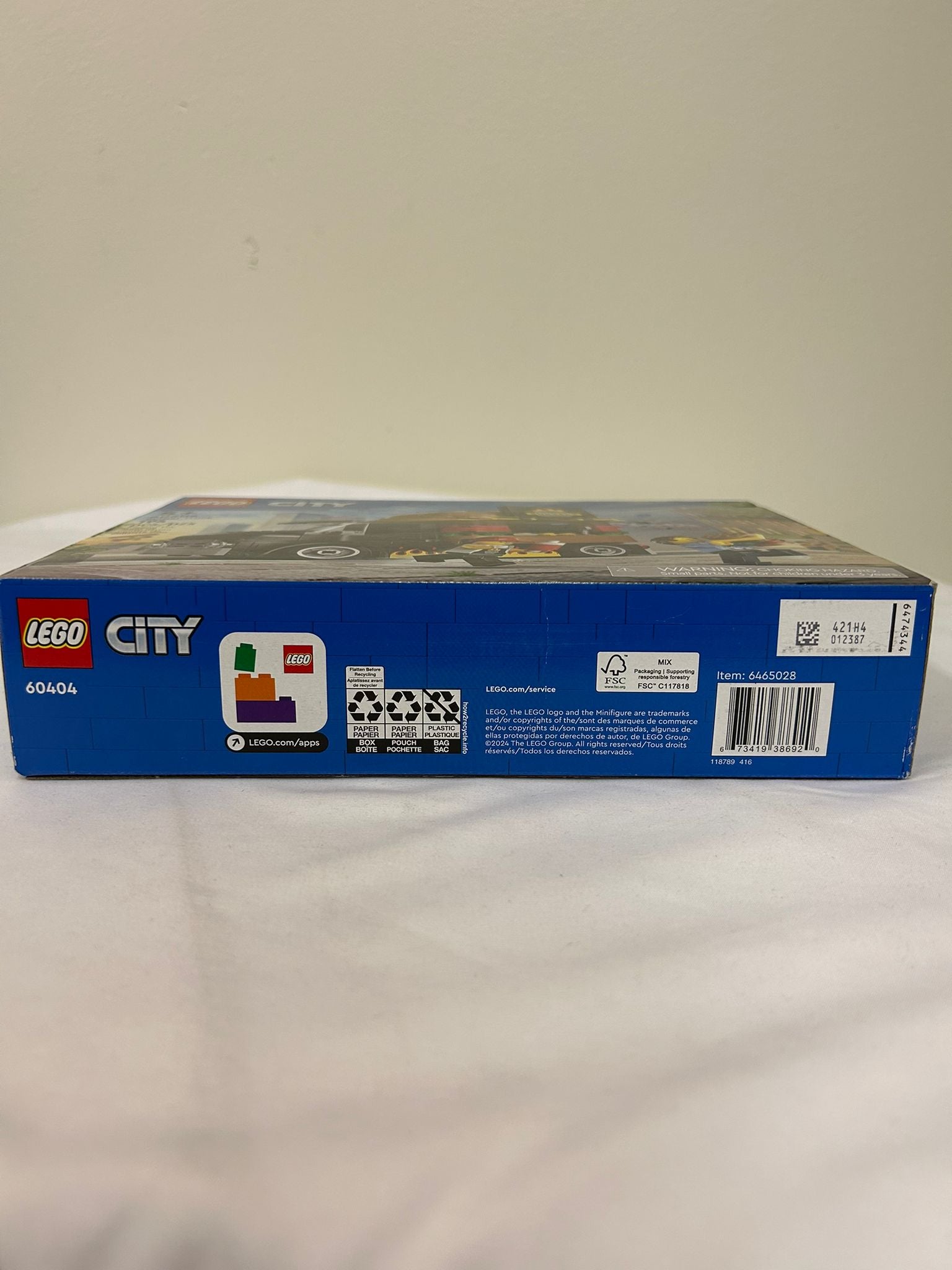 LEGO City Burger Truck Toy Building Set (60404)