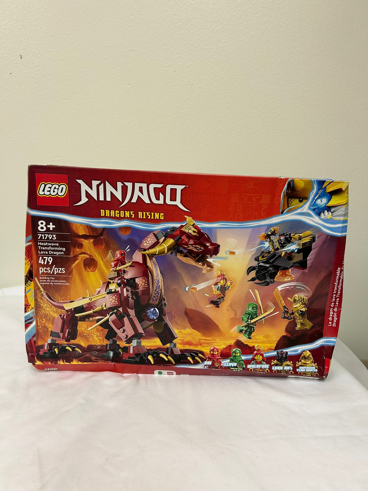 LEGO NINJAGO Heatwave Transforming Lava Dragon (71793) (Brand New)