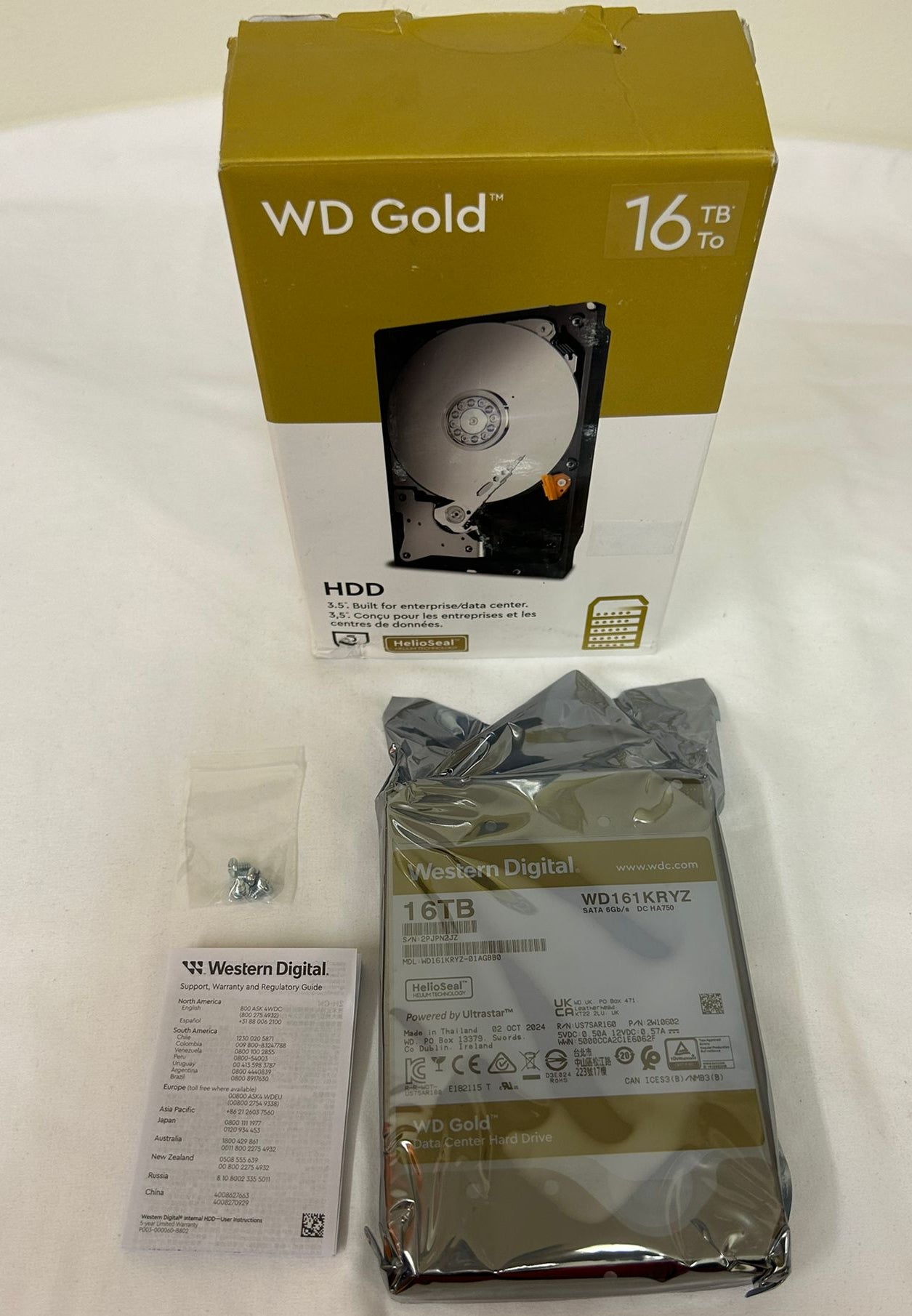 Western Digital 16TB WD Gold Enterprise Class Internal Hard Drive (Brand New)